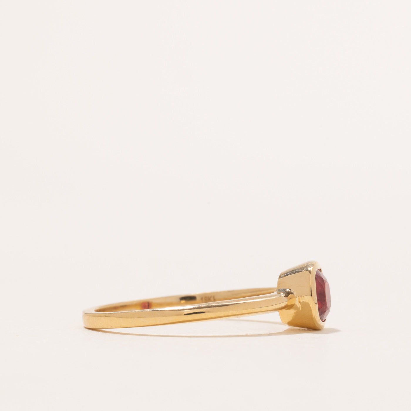 '100 Ways' 18k Yellow Gold Cushion Cut Spinel Ring | 0.66ct | SZ 6.75