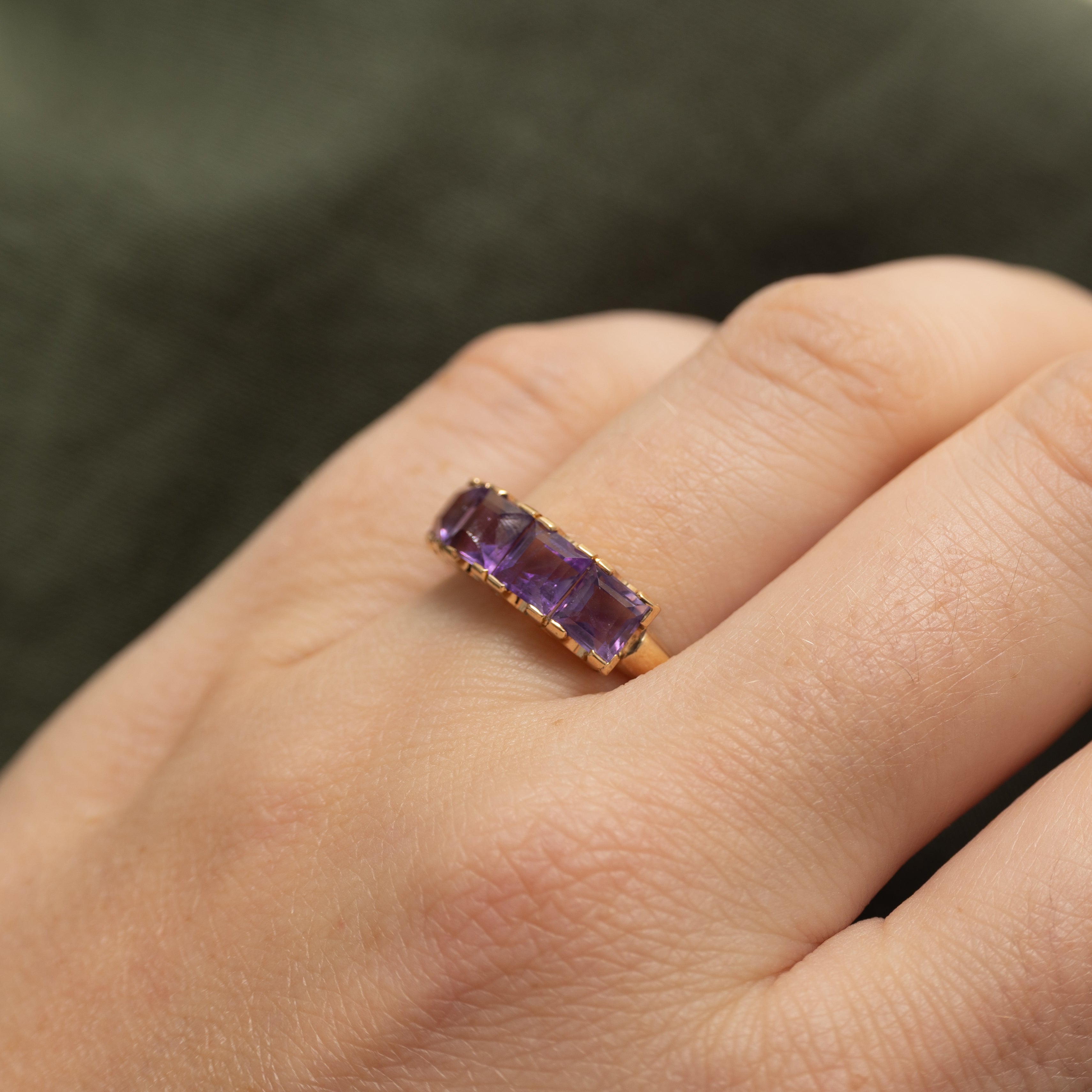 Four-Stone Amethyst Ring | 1.80ctw | SZ 6.5