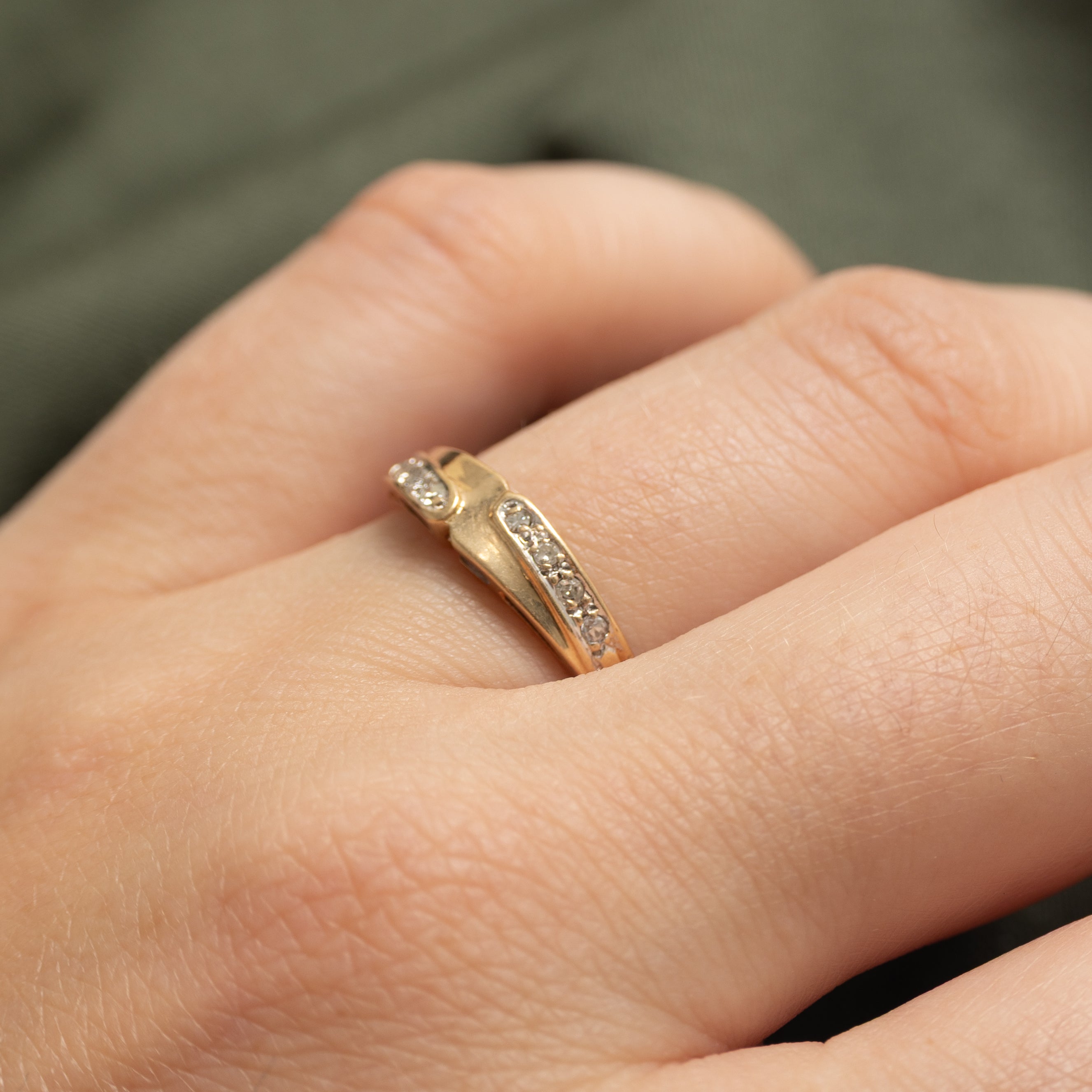Split Row Diamond Ring | SZ 6.75
