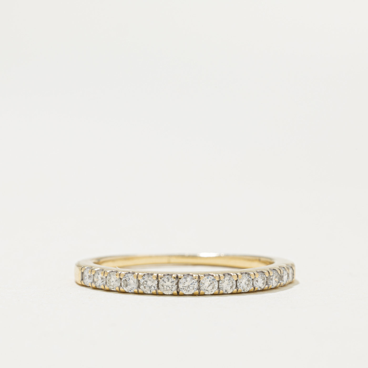 14k Semi Eternity Diamond Band | 0.21ctw | 1.95mm | SZ 6