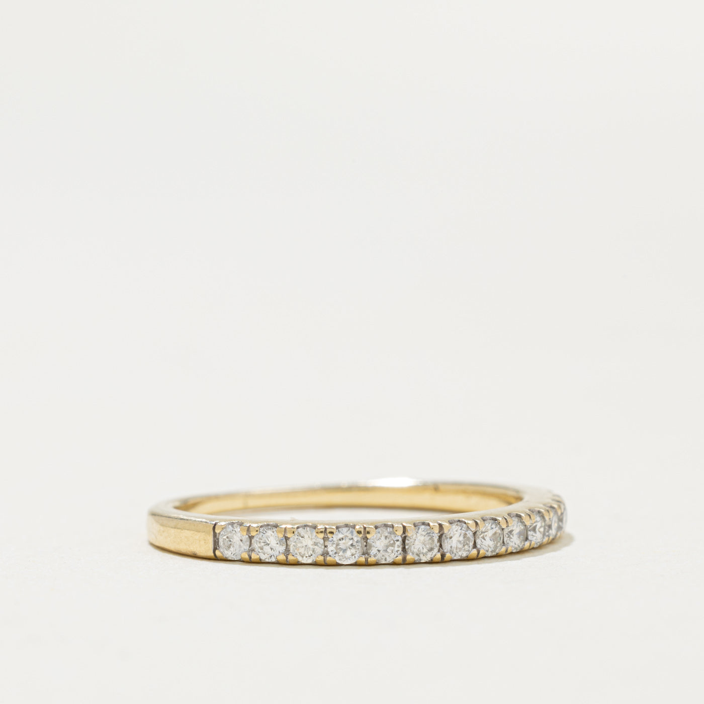 14k Semi Eternity Diamond Band | 0.21ctw | 1.95mm | SZ 6