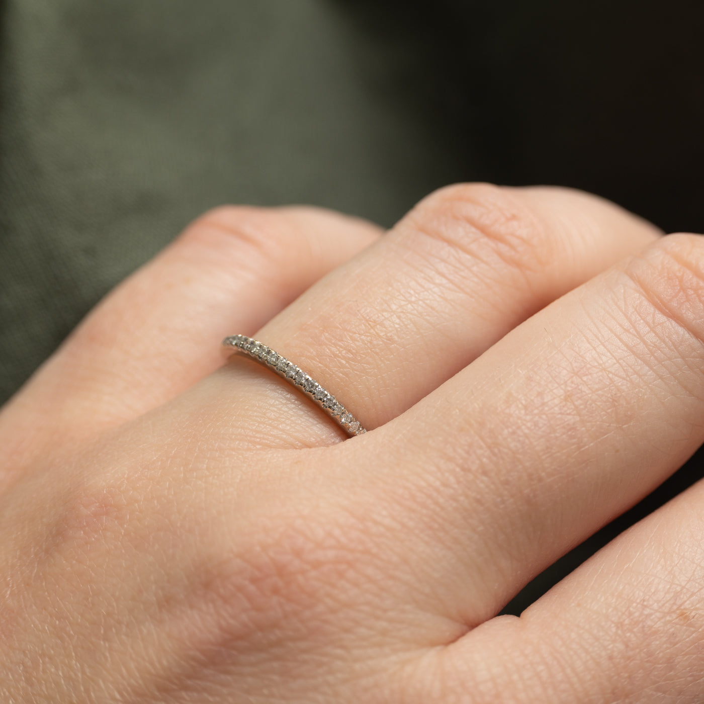 Semi Eternity Diamond Band | SZ 6.25