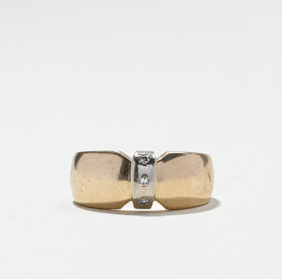 Flush Set Diamond Band | 0.02ctw | SZ 6 |