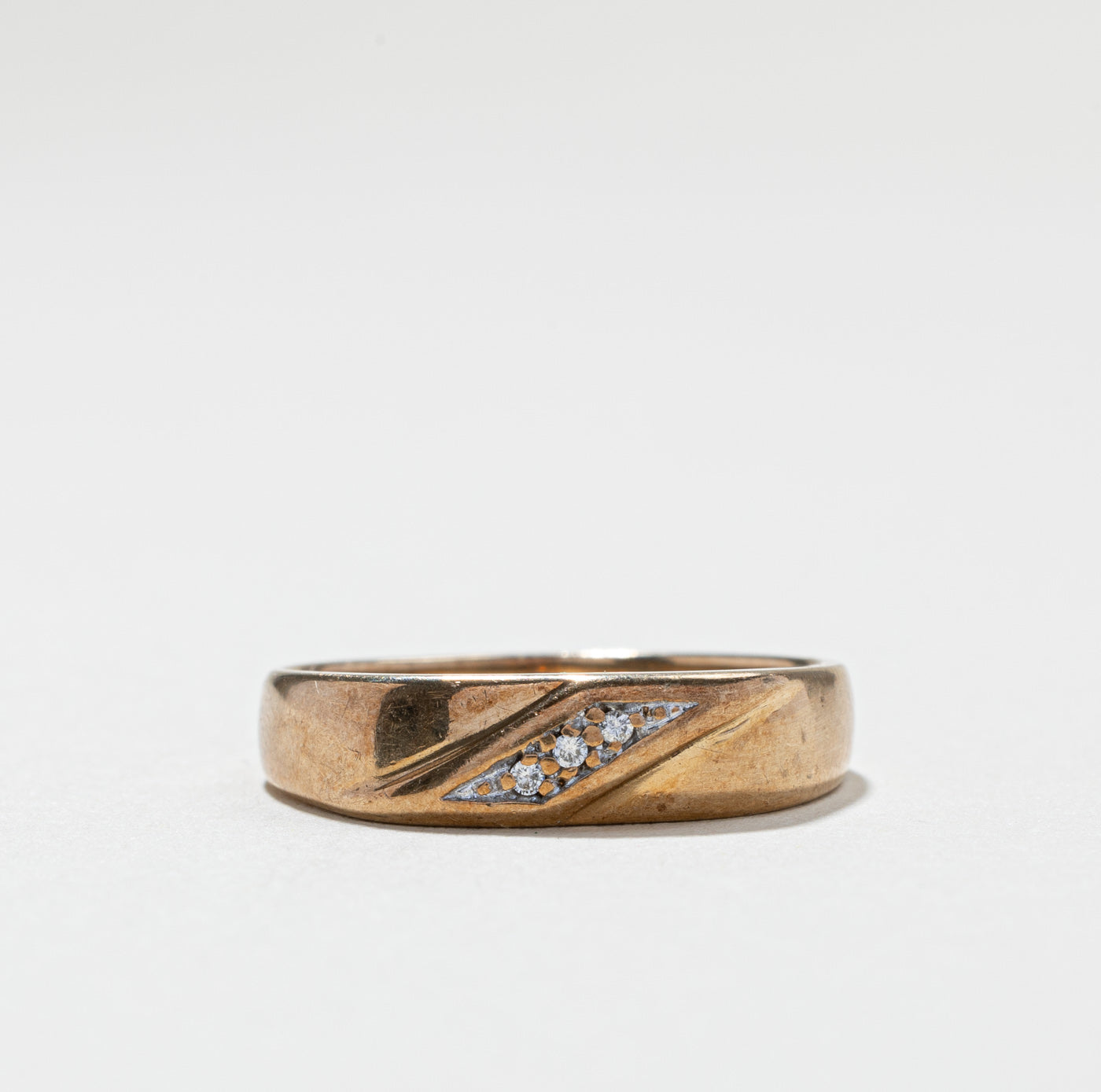 Bague en or et diamants | 0,03 ct | Taille 9,25 | 