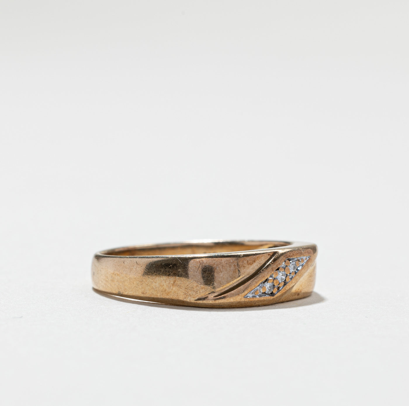 Bague en or et diamants | 0,03 ct | Taille 9,25 | 