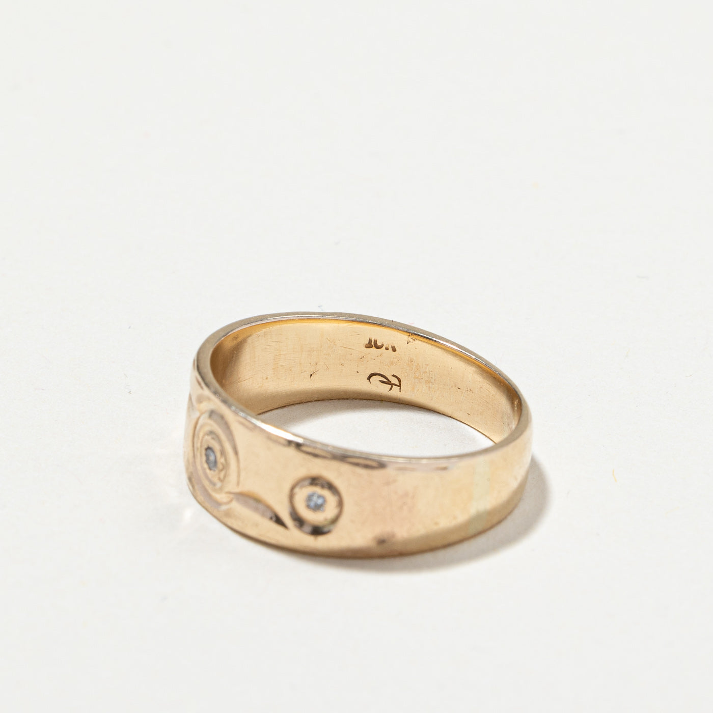 Three Stone Diamond Ring | 0.03ctw | SZ 7|