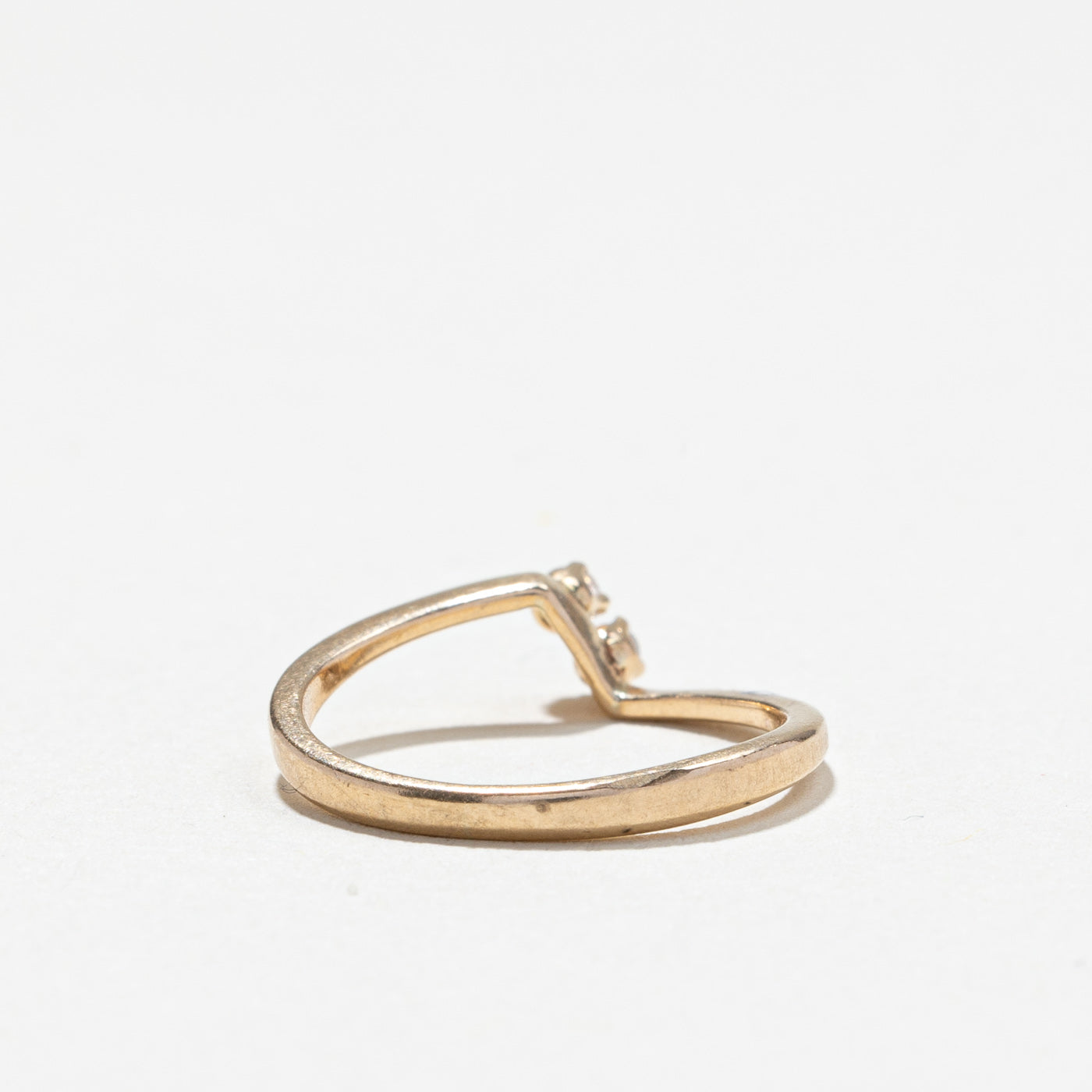 Bypass Two Stone Diamond Ring | 0.04ctw | SZ 4 |