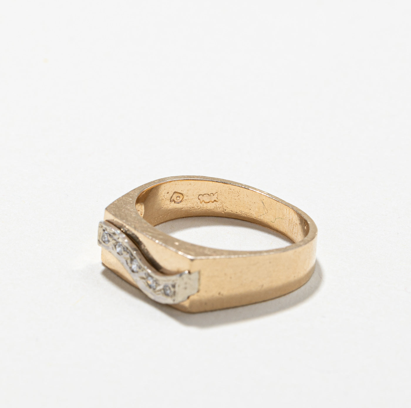 Diamond Gold Ring | 0.05ctw | SZ 6 |