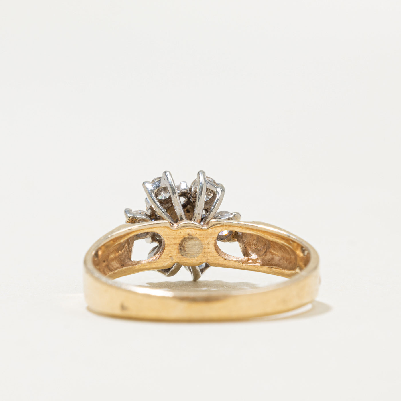 14k Diamond Floral Cluster Ring | 0.40ctw | SZ 6.25
