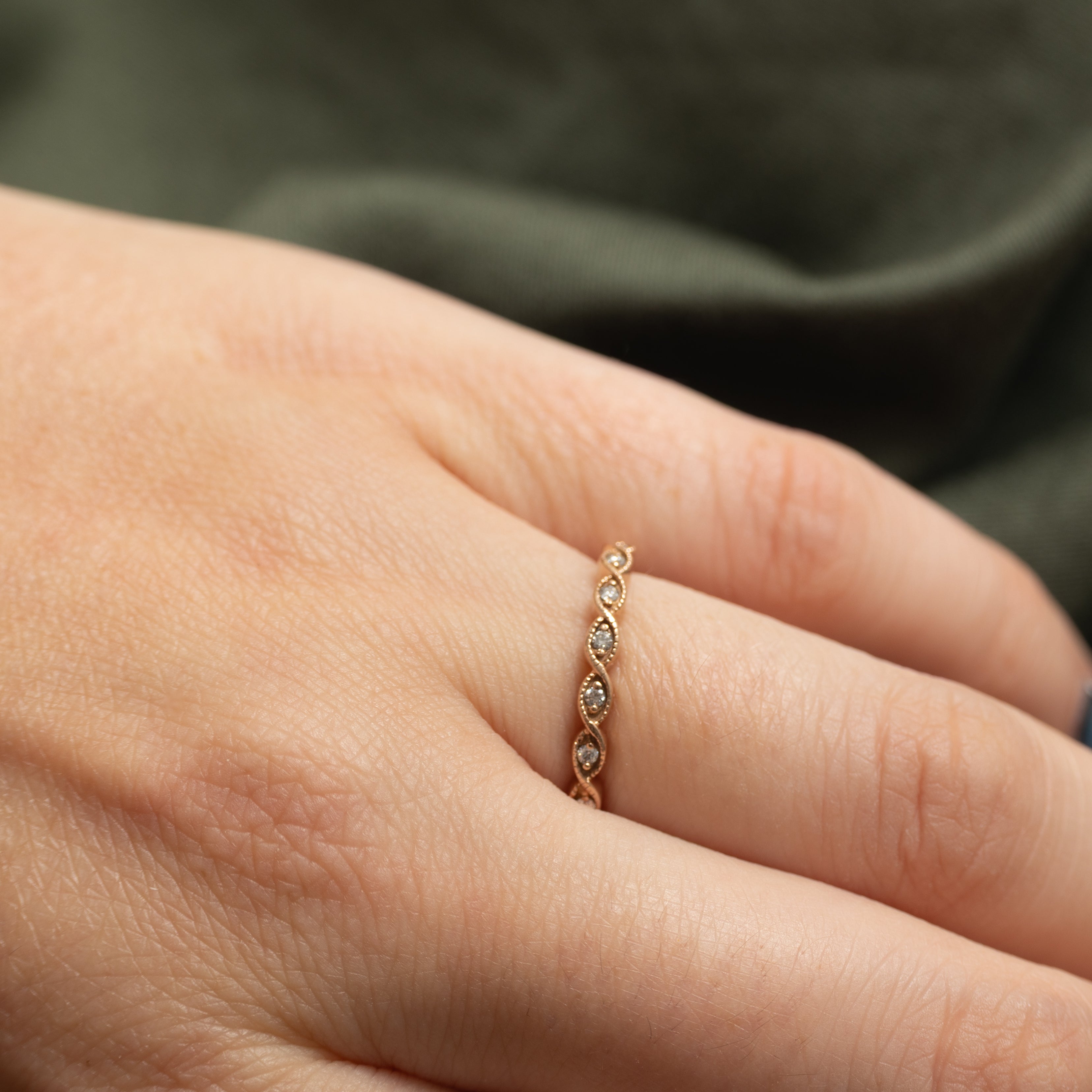 Semi-Eternity Diamond Marquise Band | 0.05ctw | 2.25mm | SZ 6