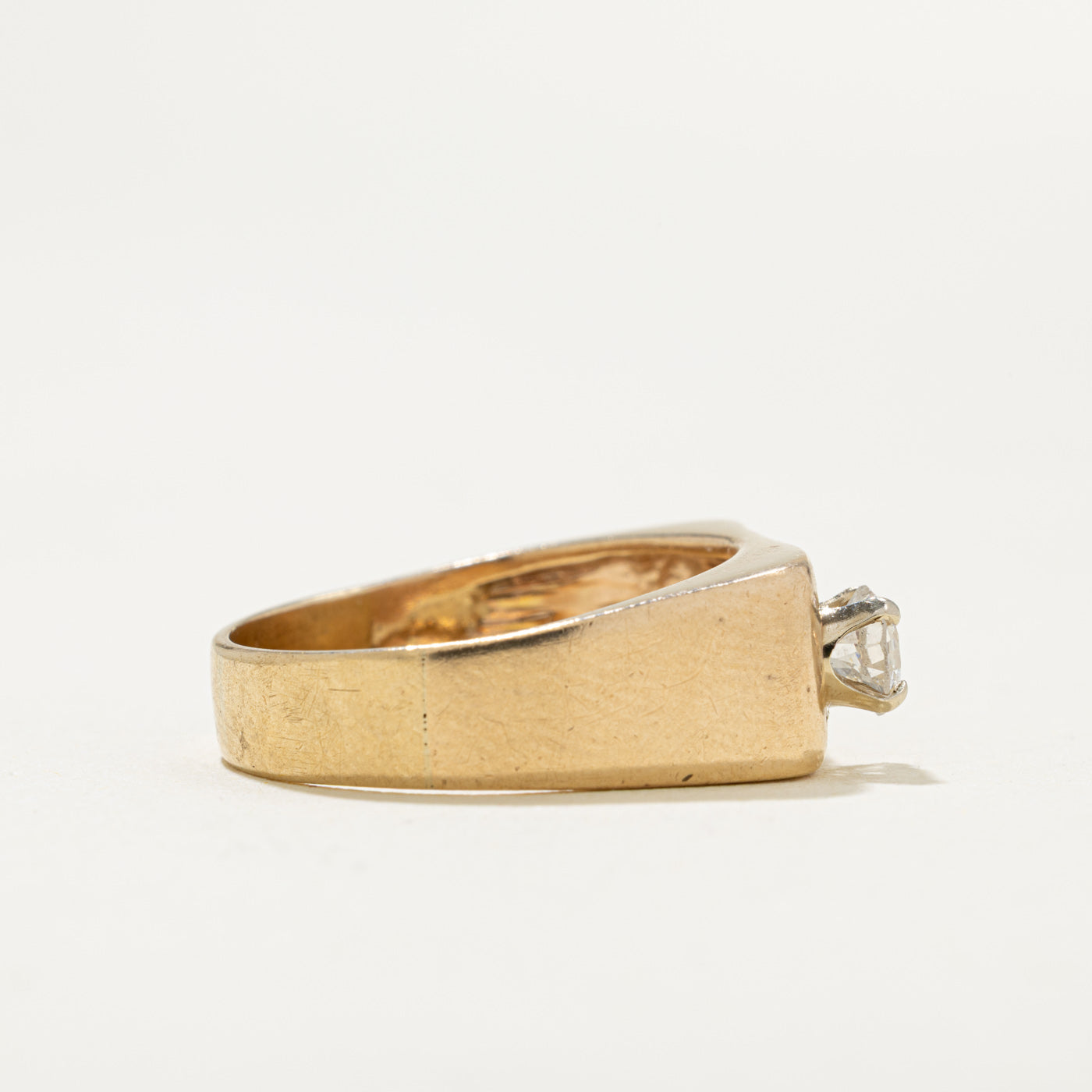 Diamond Accented Geometric Statement Ring | 0.40ctw | SZ 7.25