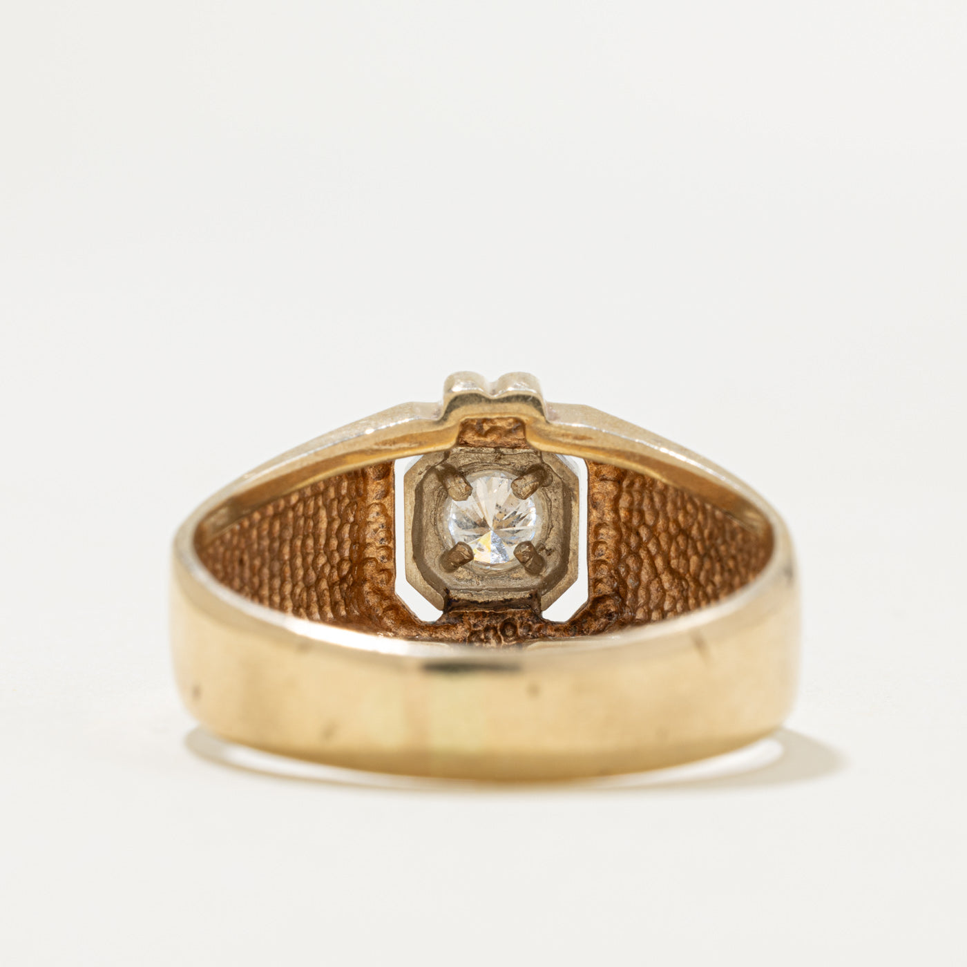 Solitaire Diamond Geometric Ring | 0.30ct SI2 J | SZ 11.25