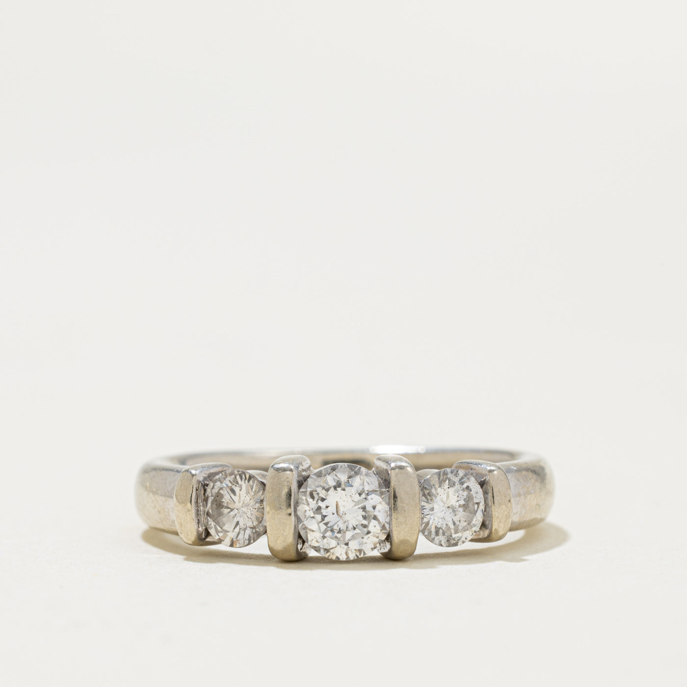 14k Three Stone Diamond Ring | 0.62ctw | SZ 5.5