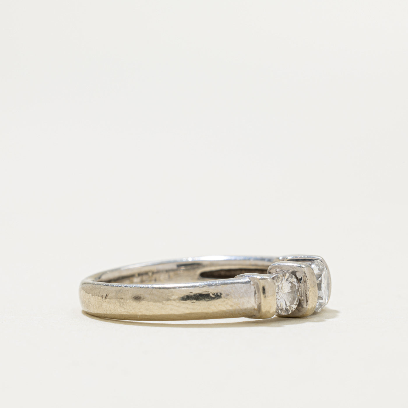 14k Three Stone Diamond Ring | 0.62ctw | SZ 5.5