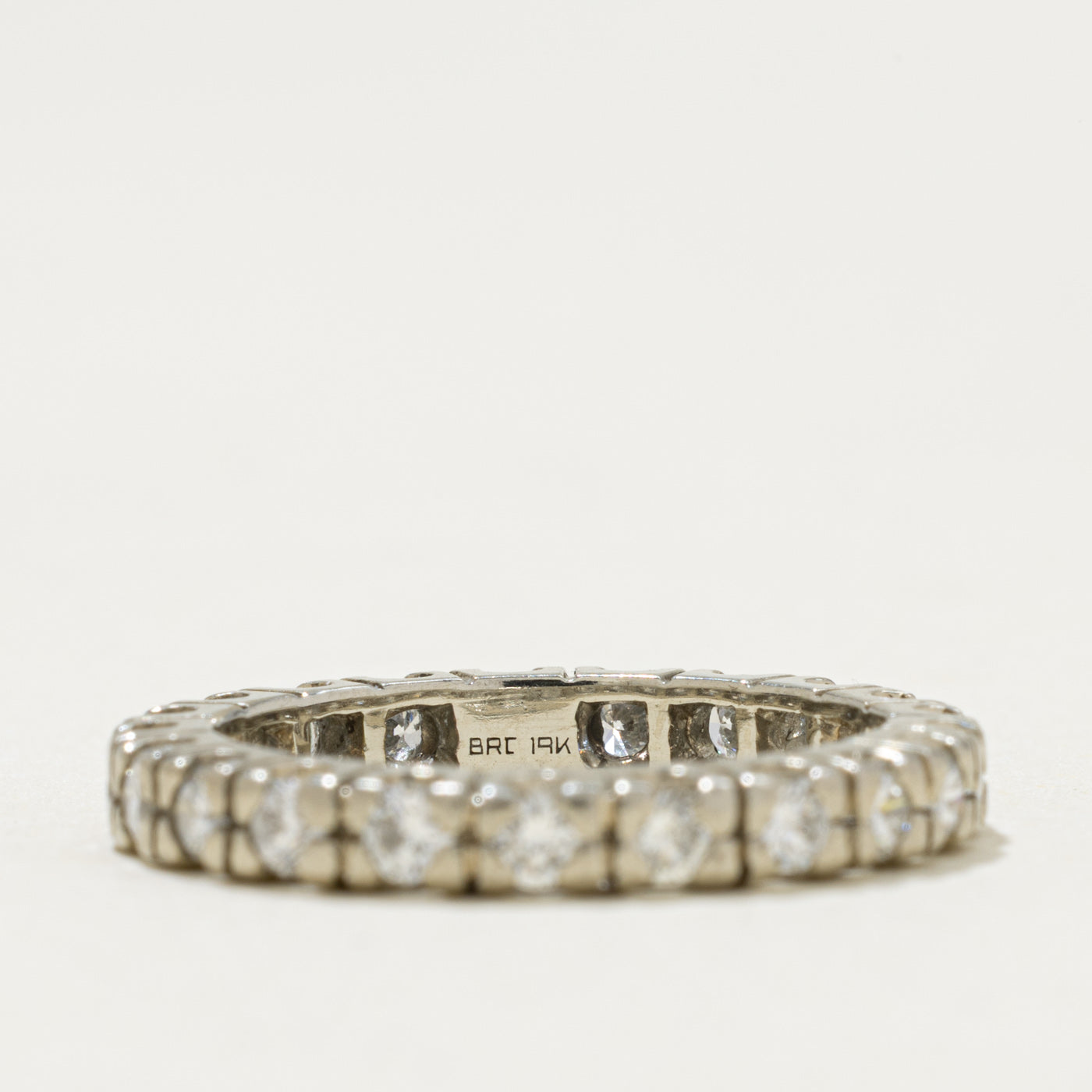 19k Eternity Diamond Band | 0.42ctw | 2.80mm | SZ 4.75