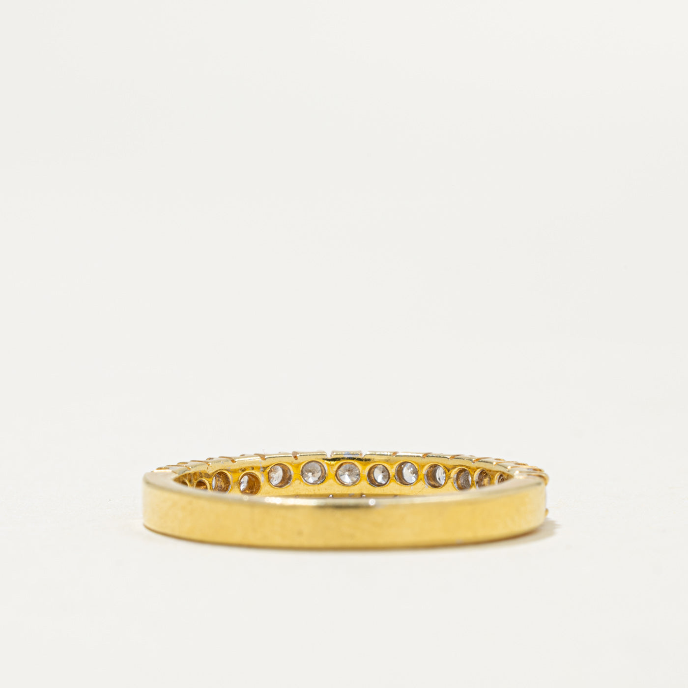 18k Semi Eternity Diamond Band | 0.30ctw | 2.40mm | SZ 6