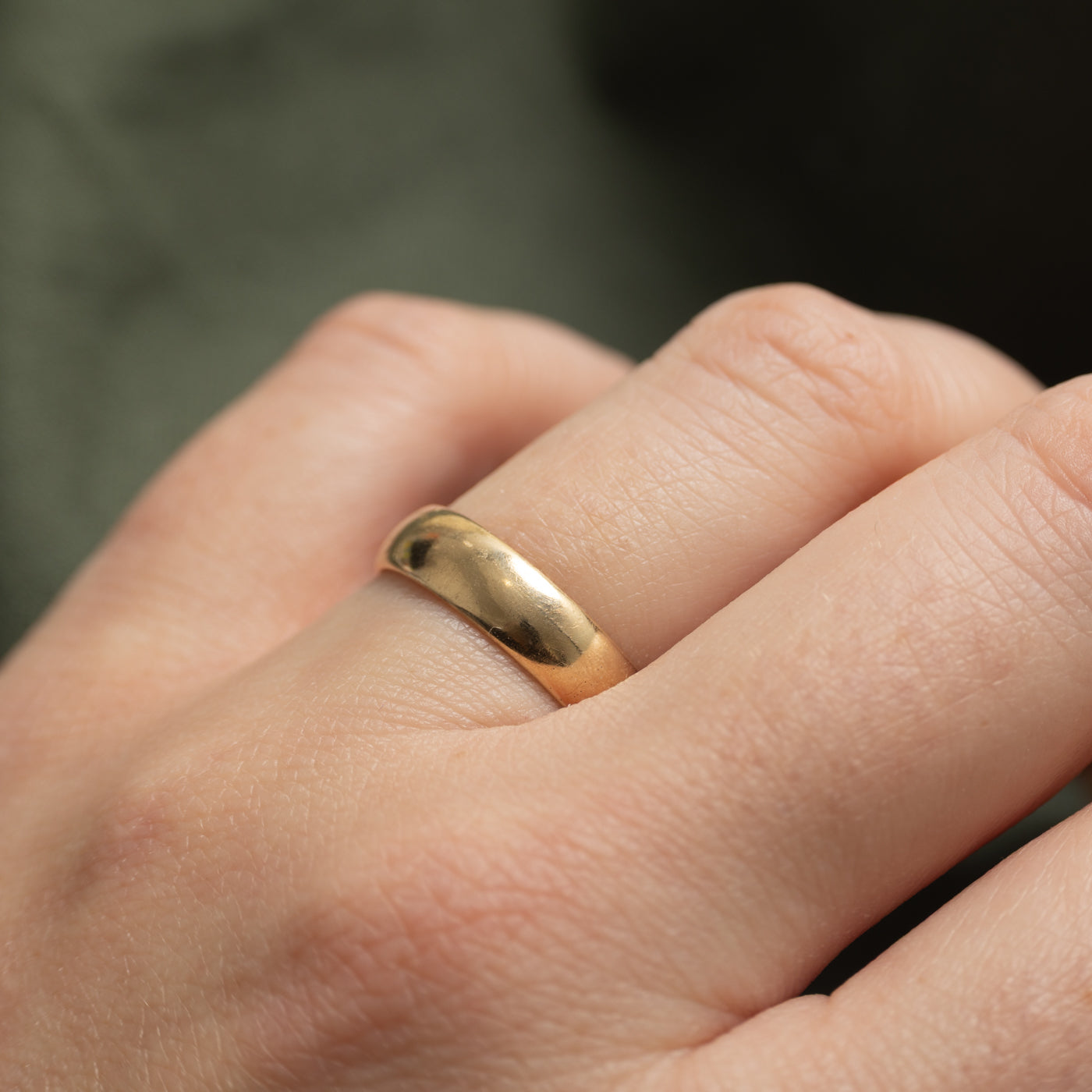 10k Yellow Gold Band | SZ 6.5