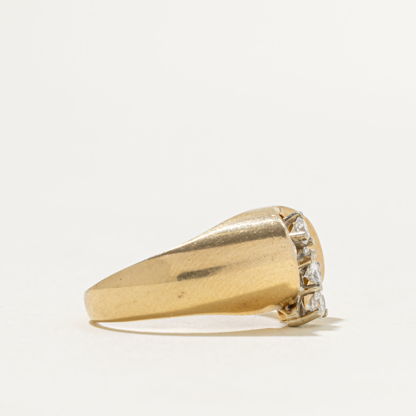 14k Diamond Openwork Abstract Cocktail Ring | 0.35ctw | SZ 5.5