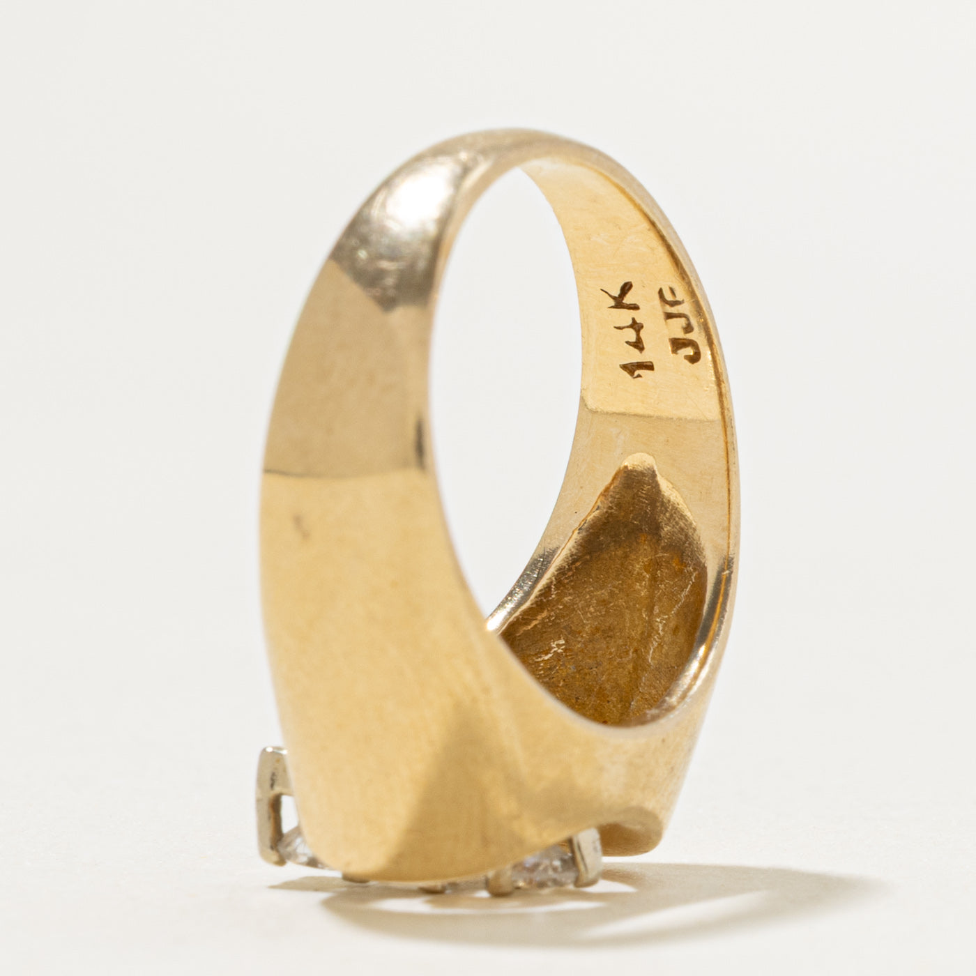 14k Diamond Openwork Abstract Cocktail Ring | 0.35ctw | SZ 5.5