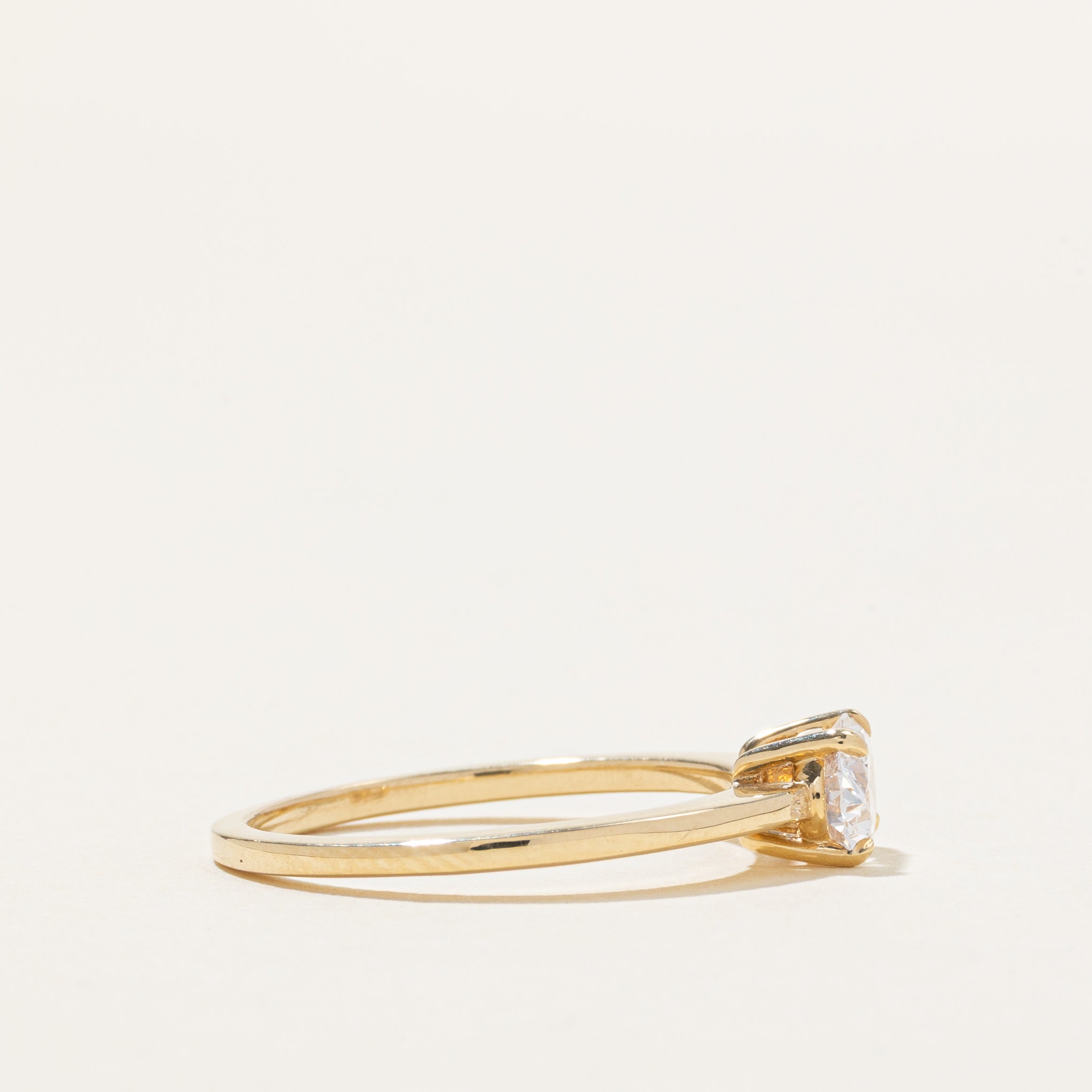 Bague de fiançailles « 100 façons » en diamant certifié GIA, sertie est-ouest | 0,75 ct | Taille 6,75