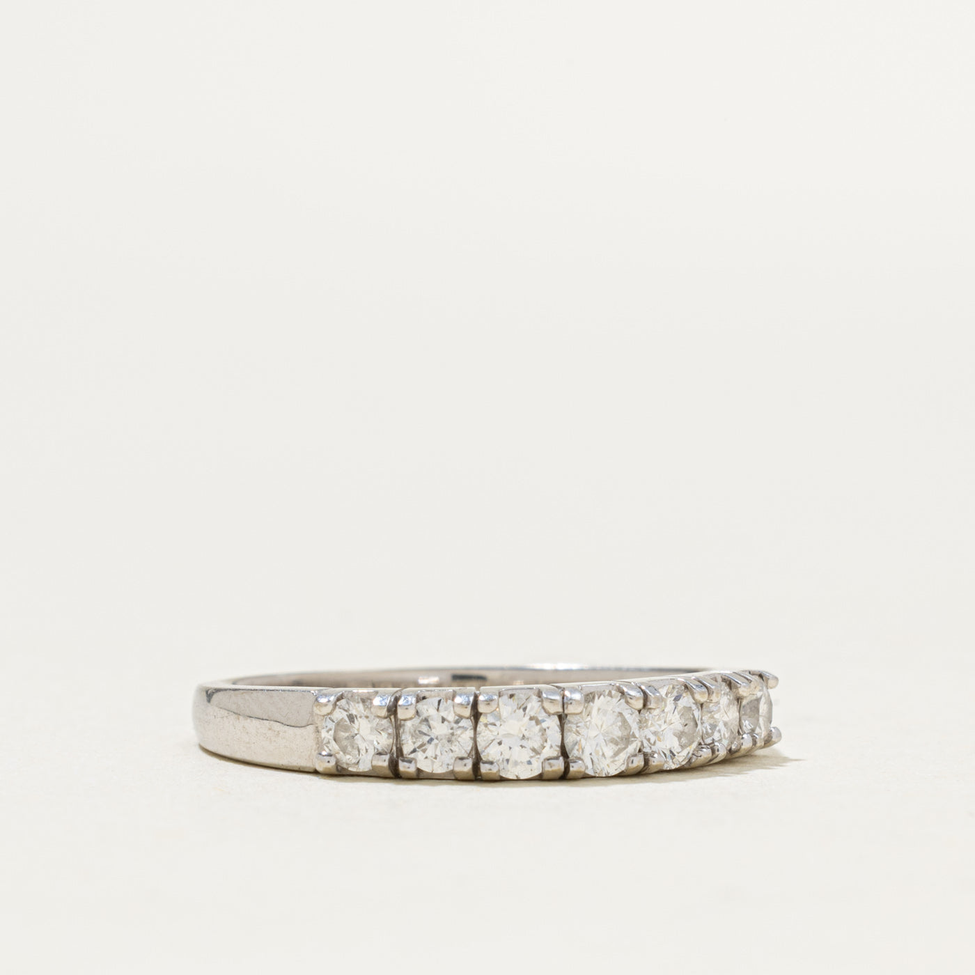 14k Semi Eternity Diamond Band | 0.68ctw | 1.95mm | SZ 9