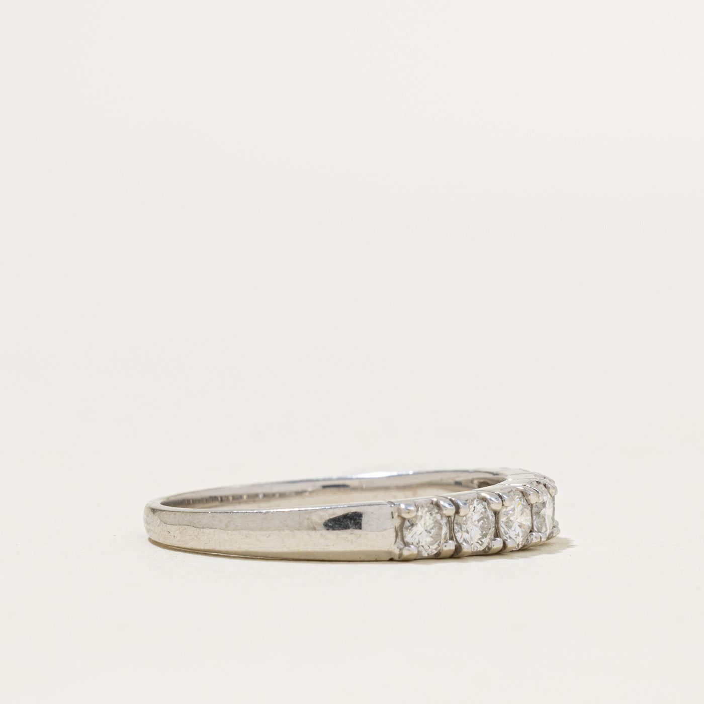 14k Semi Eternity Diamond Band | 0.68ctw | 1.95mm | SZ 9