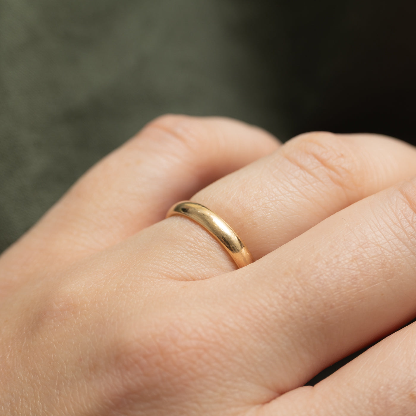 14k Yellow Gold Band | SZ 5