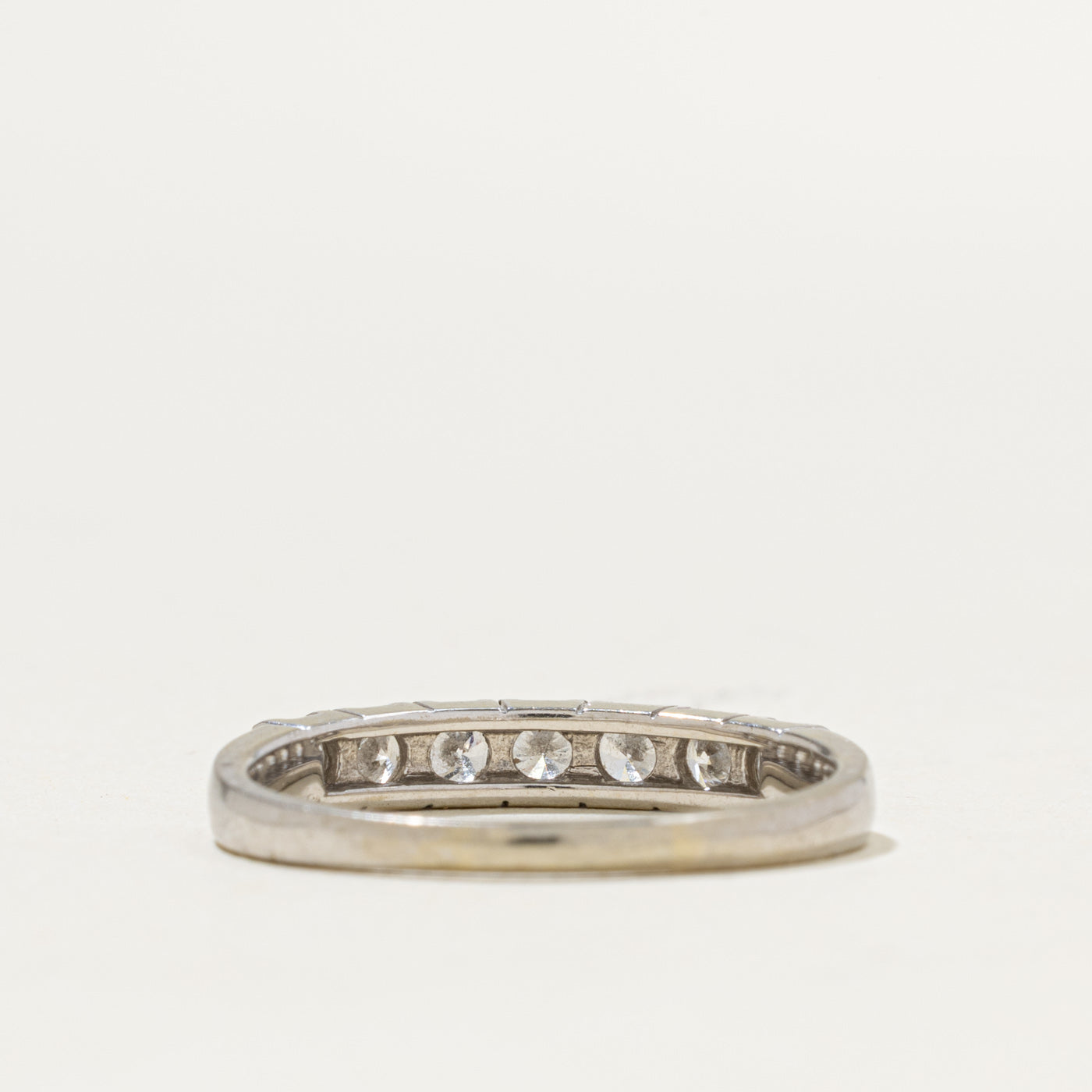14k Semi Eternity Diamond Band | 0.68ctw | 1.95mm | SZ 9