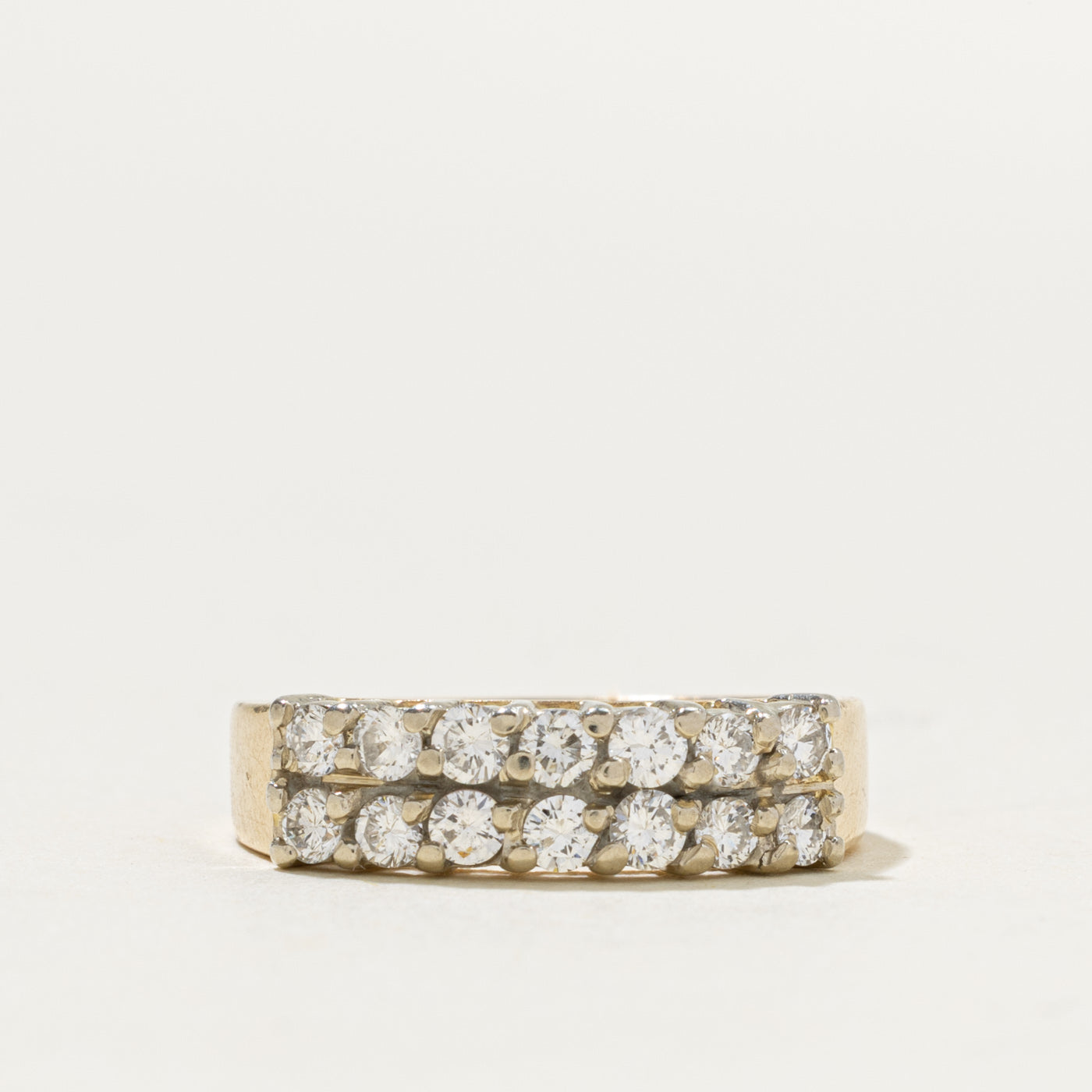 'Birks' Double Row Diamond Band | 0.42ctw | 3.20mm | SZ 5.5