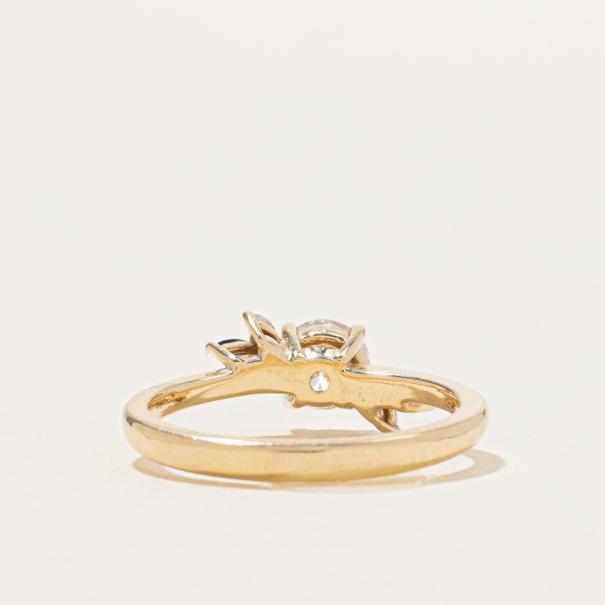 '100 Ways' Marquise Sapphire Accented Engagement Ring | SZ 7.25 |