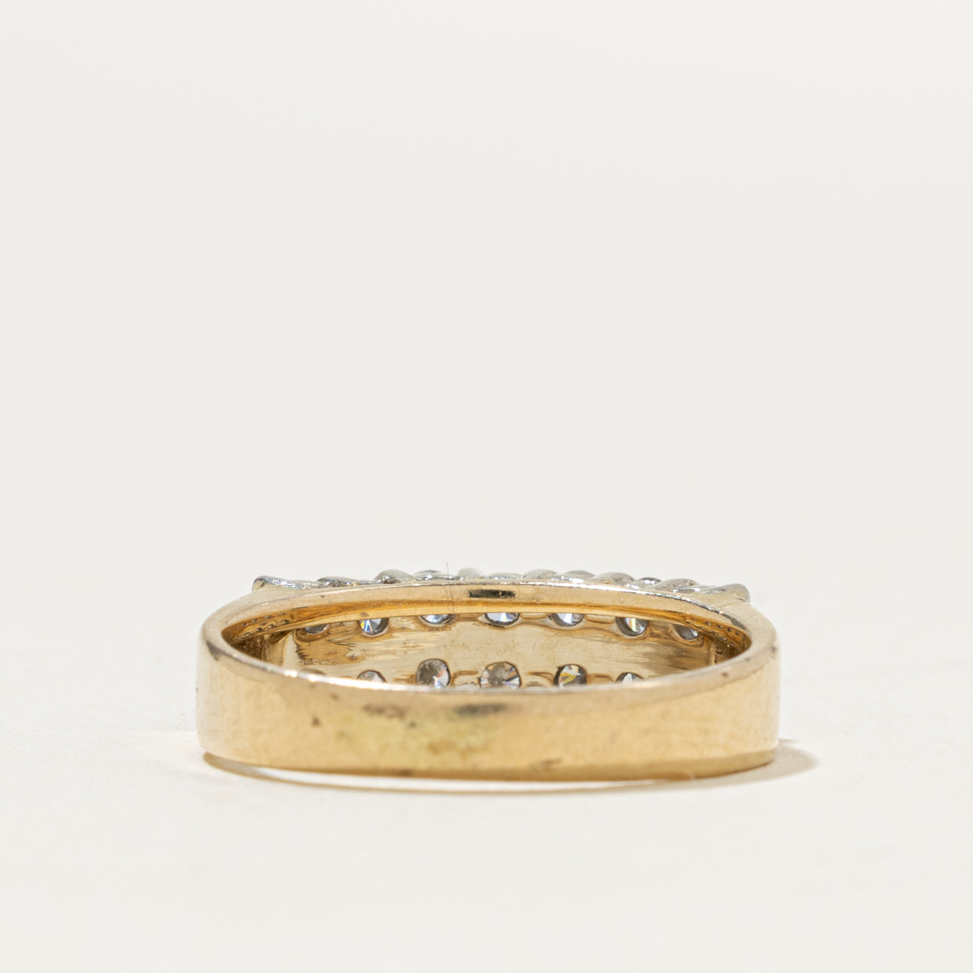 'Birks' Double Row Diamond Band | 0.42ctw | 3.20mm | SZ 5.5
