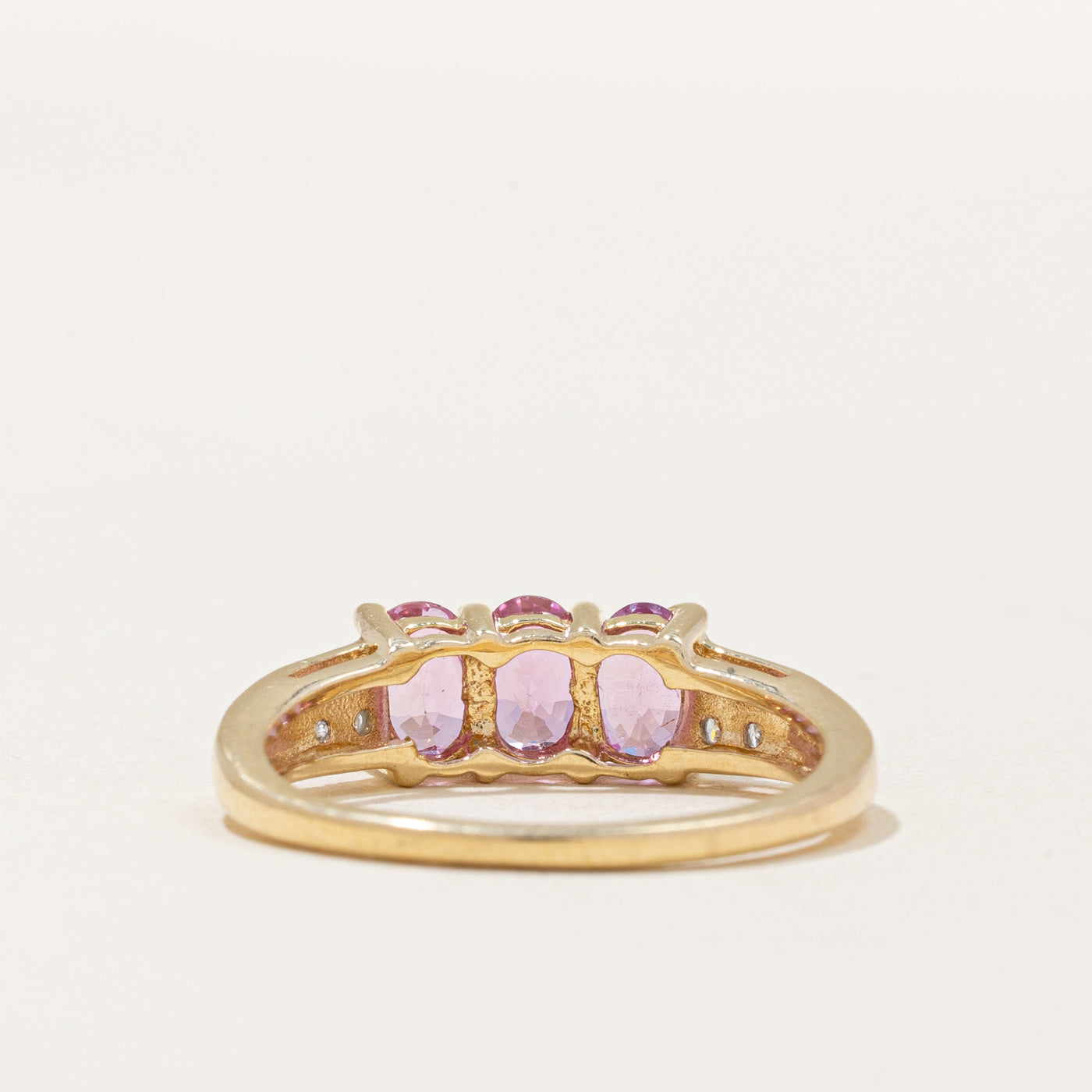 Pink Sapphire & Diamond Cocktail Ring | 1.80ctw, 0.10ctw | SZ 9 |