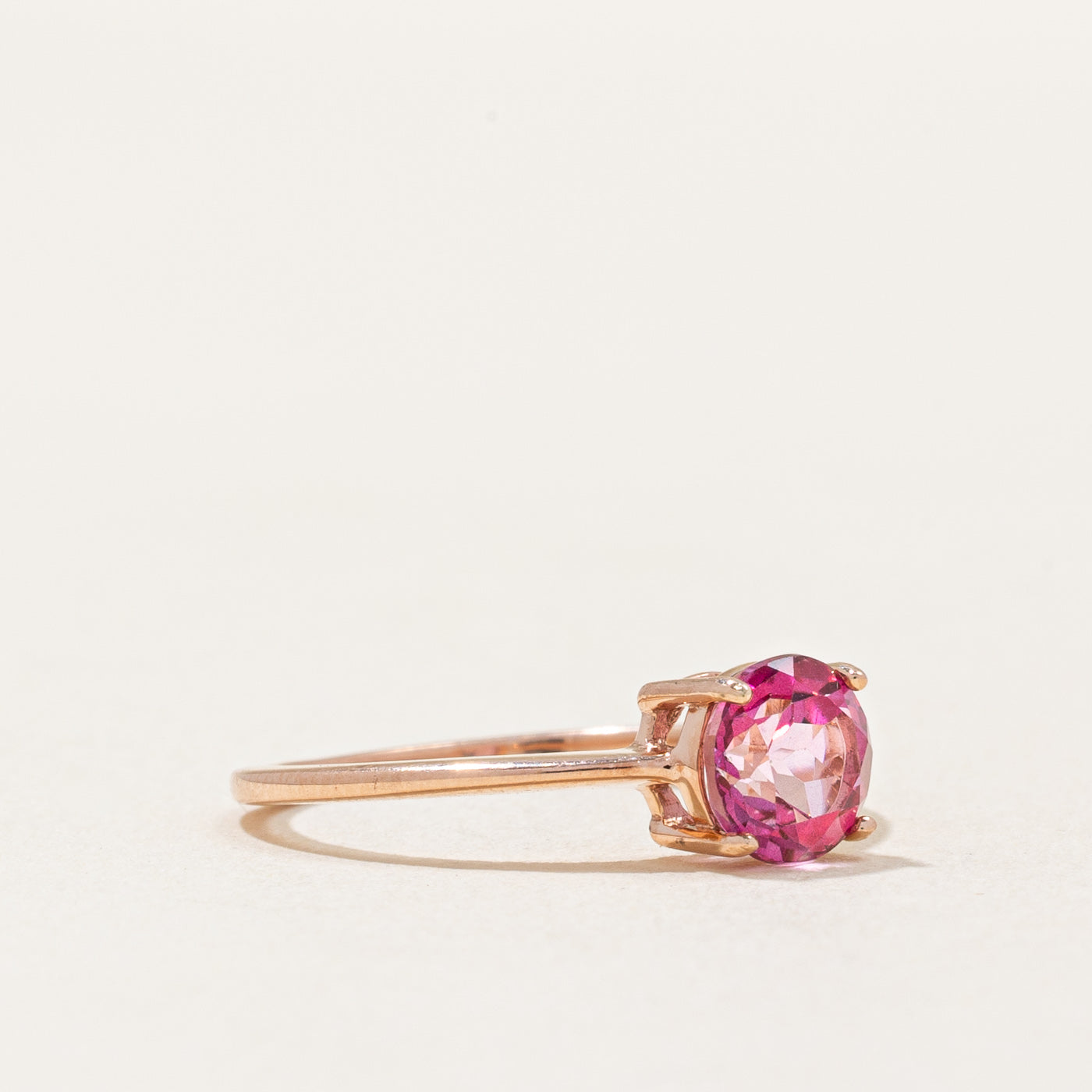 Pink Topaz Ring | 1.00ct | SZ 4.75 |