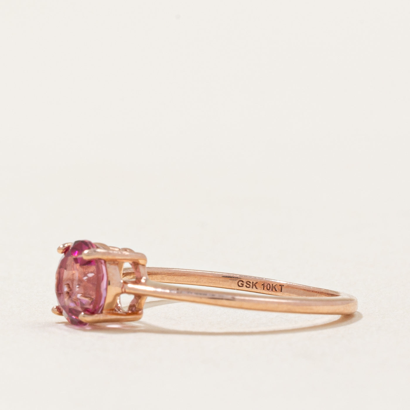 Pink Topaz Ring | 1.00ct | SZ 4.75 |