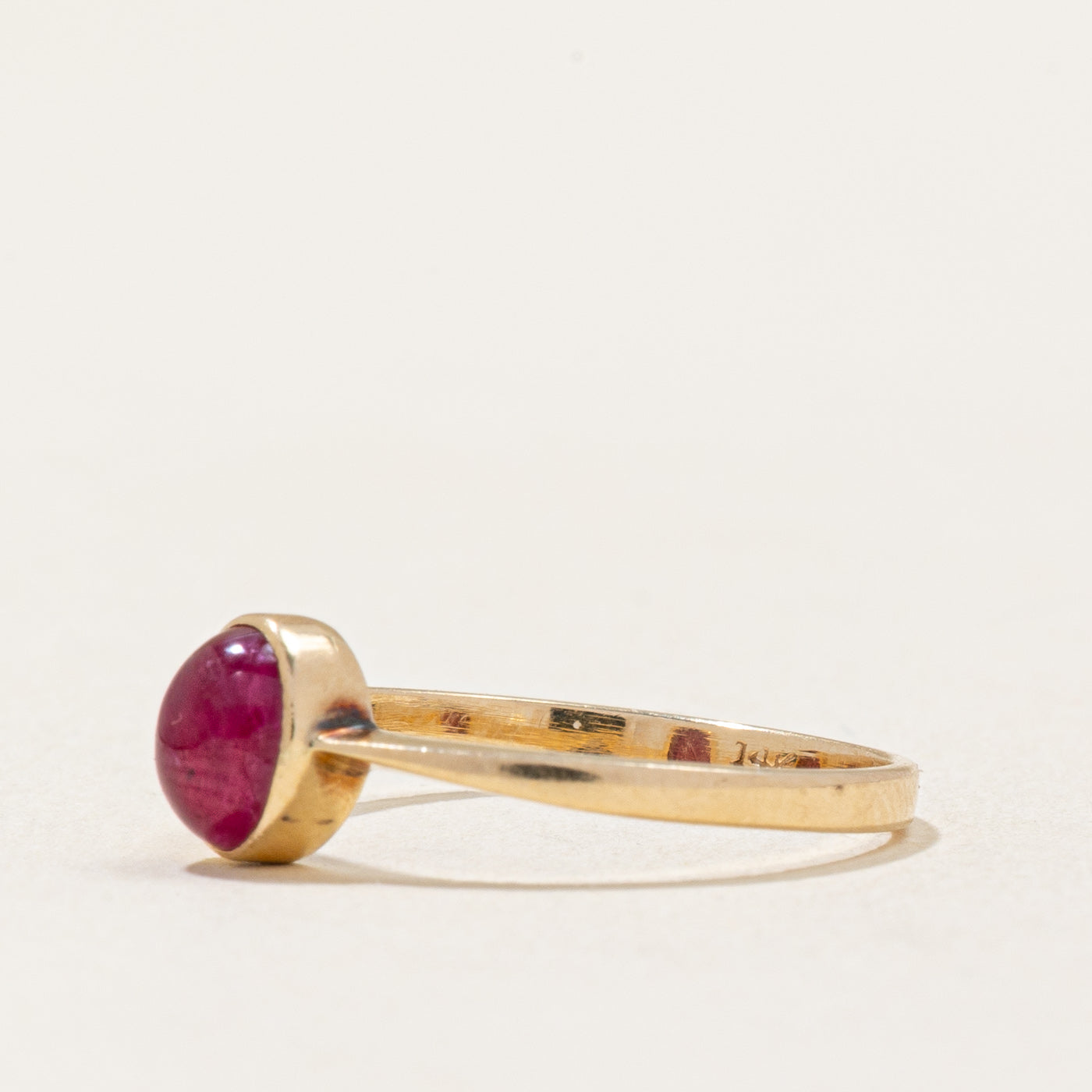 Cabochon Ruby Ring | 0.95ct | SZ 6.25 |