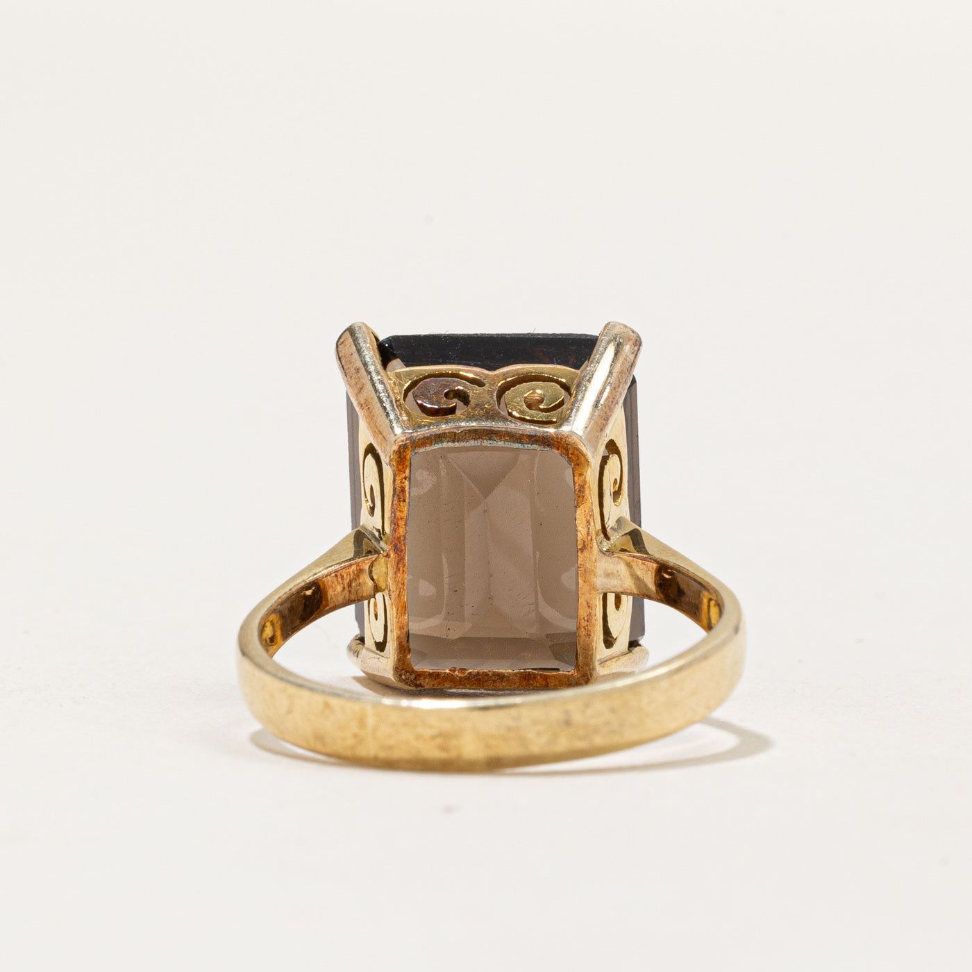 Smoky Quartz Cocktail Ring | 8.00ct | SZ 6.75 |