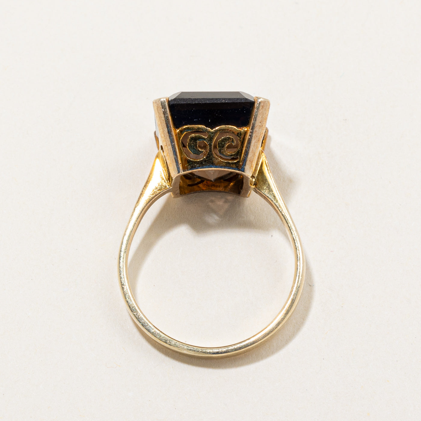 Smoky Quartz Cocktail Ring | 8.00ct | SZ 6.75 |