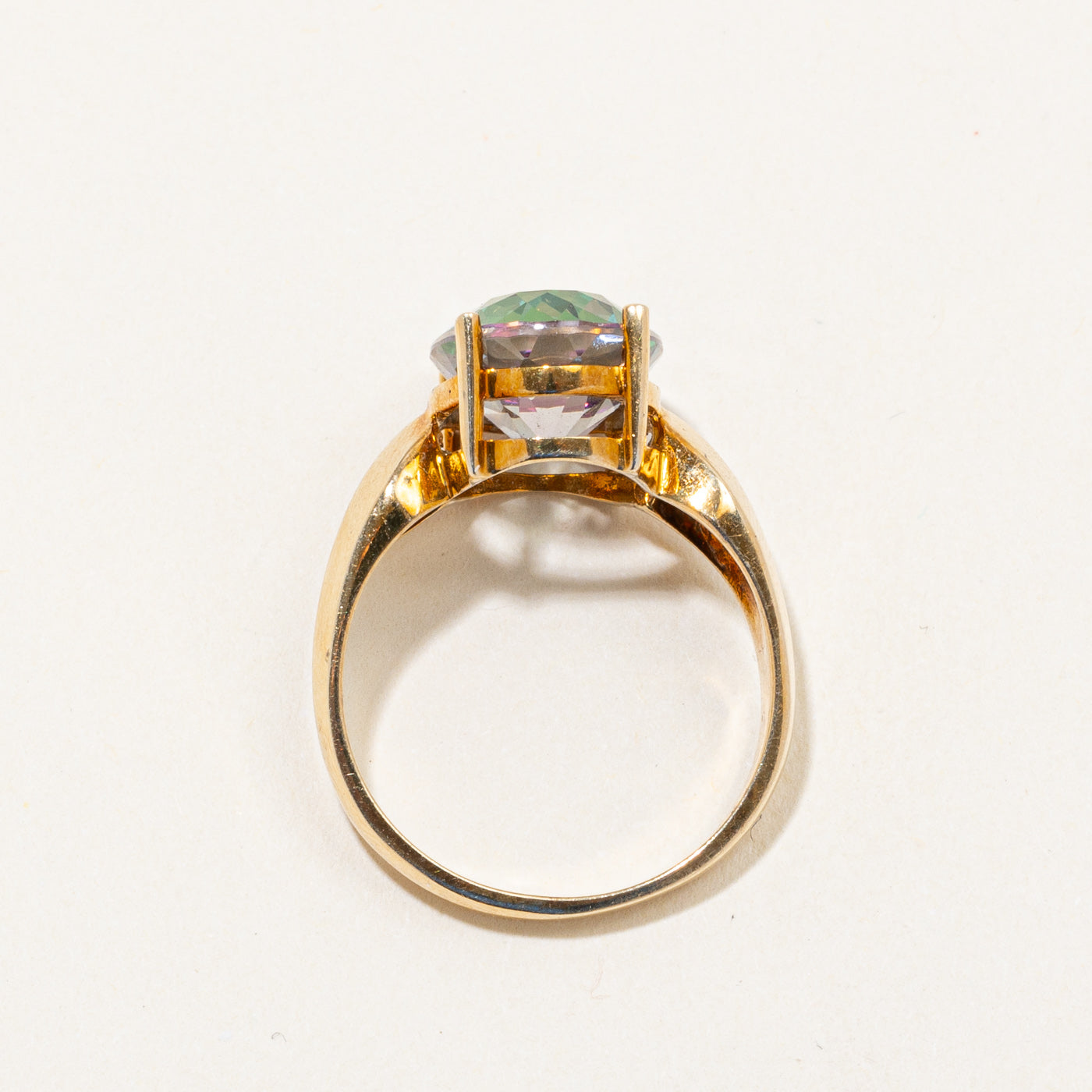 Mystic Topaz Cocktail Ring | 5.80ct | SZ 8 |