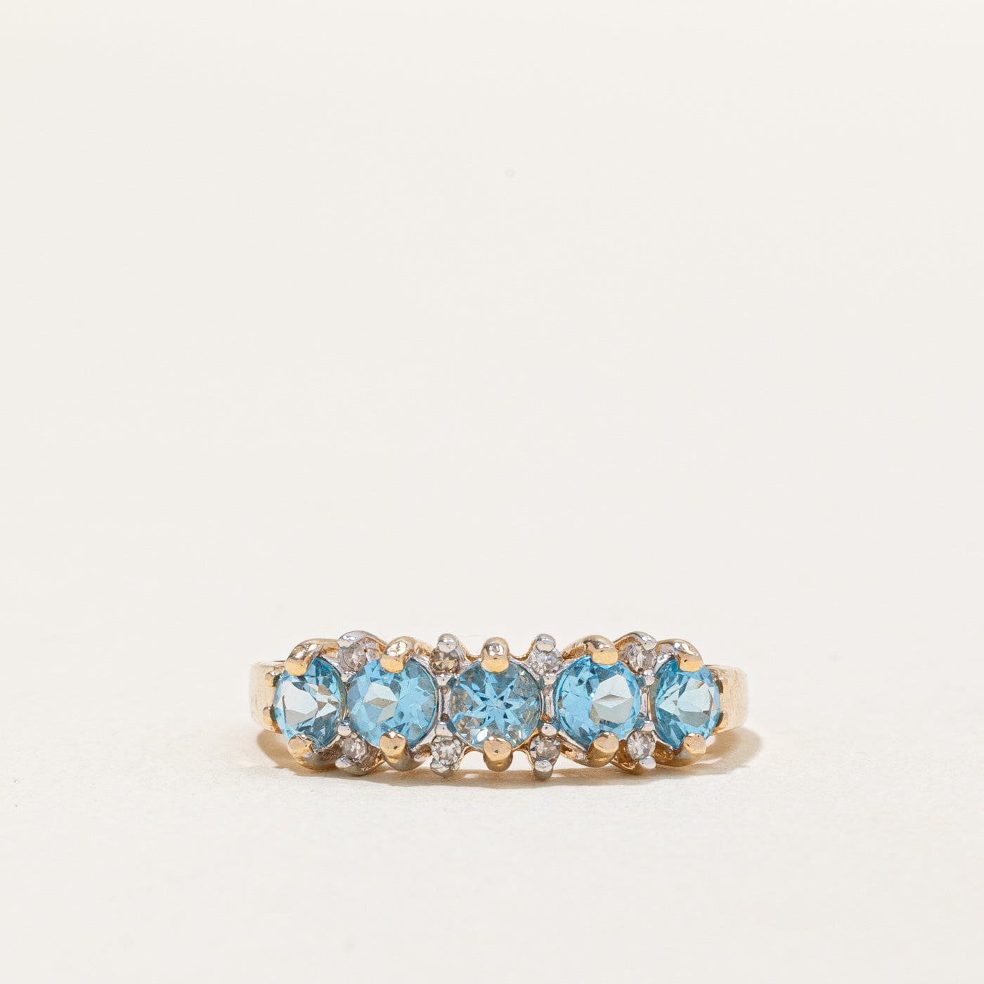 Topaz & Diamond Ring | 0.85ctw, 0.04ctw | SZ 5.75 |