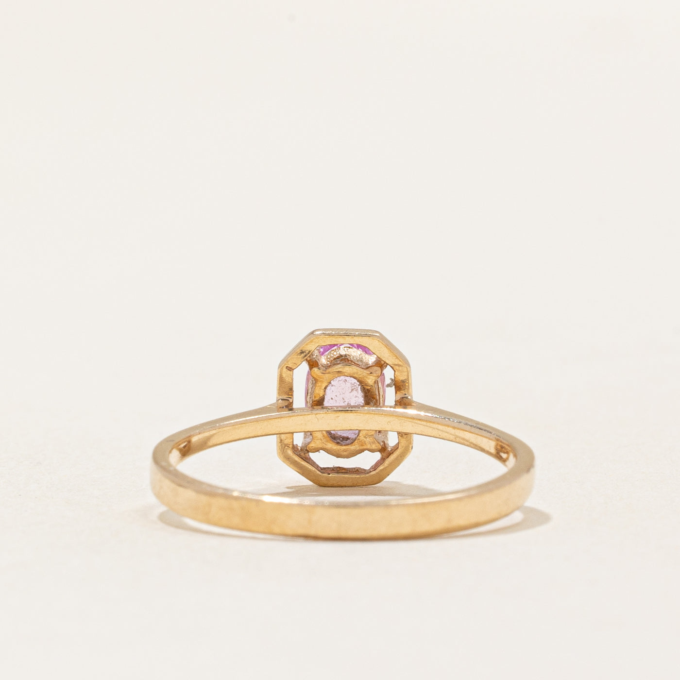 Synthetic Pink Sapphire Ring | 0.50ct | SZ 6.25 |