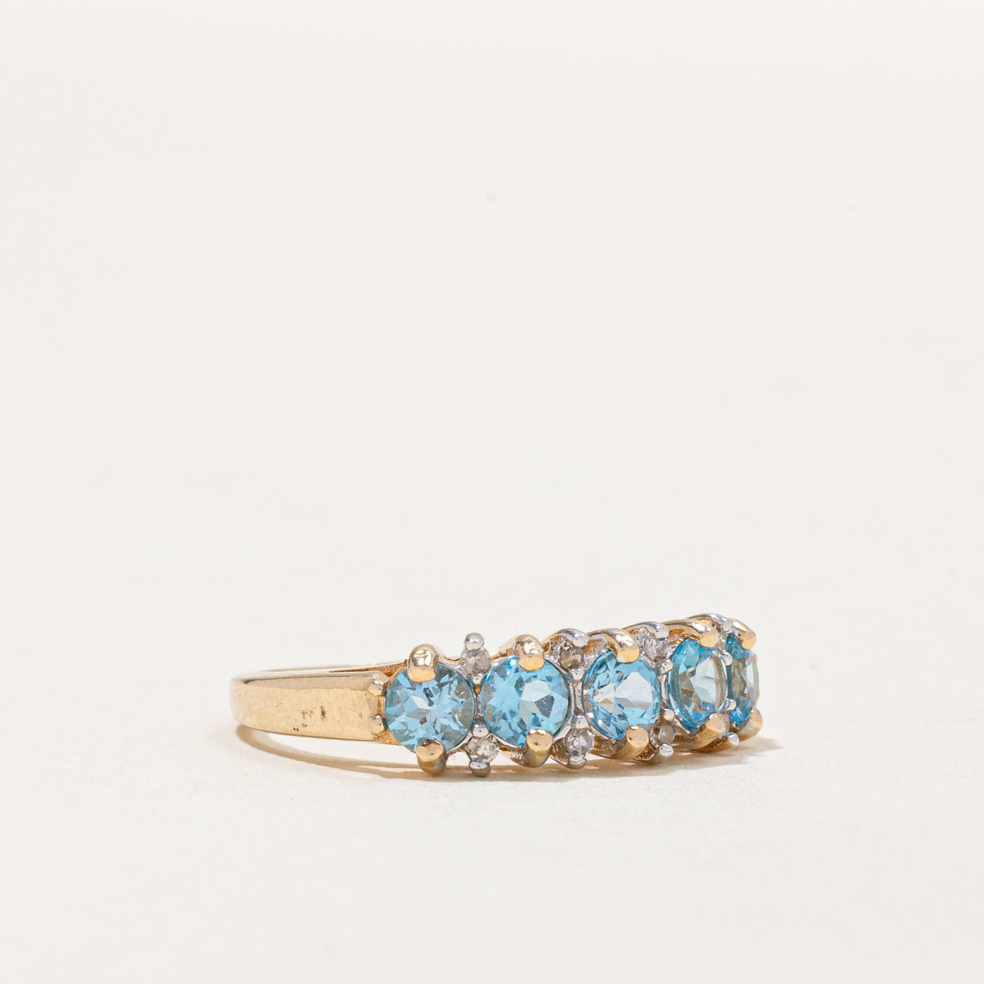 Topaz & Diamond Ring | 0.85ctw, 0.04ctw | SZ 5.75 |