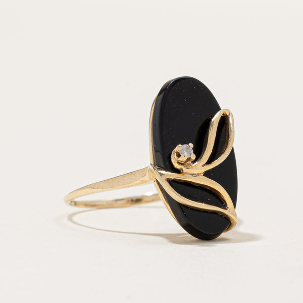 Onyx Cocktail Ring | 3.00ct | SZ 9.75 |