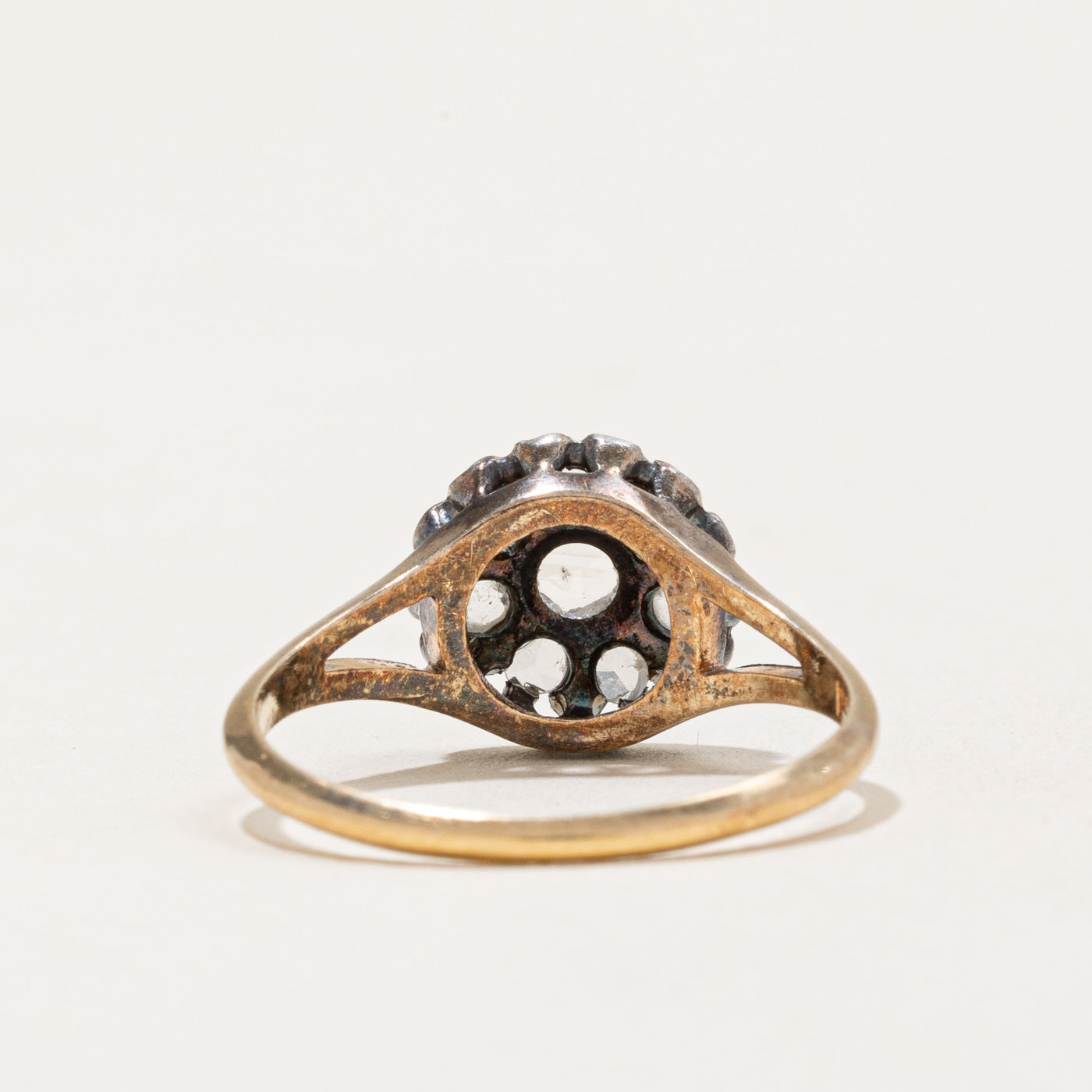 Vintage Diamond Slice Ring | 0.14ctw | SZ 7.25 |