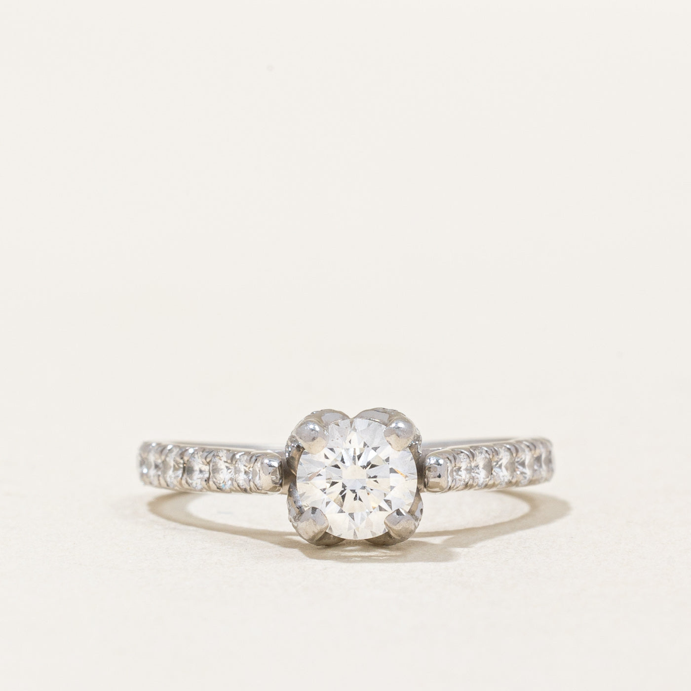 GIA Diamond Engagement Ring | 1.09ctw VS1 G Ex | SZ 5.75 |