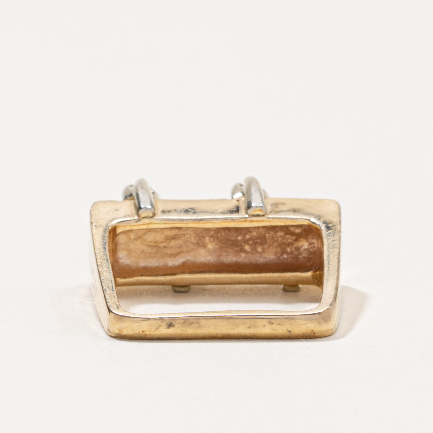 14k Diagonal Diamond Double Row Geometric Ring | SZ 3.5