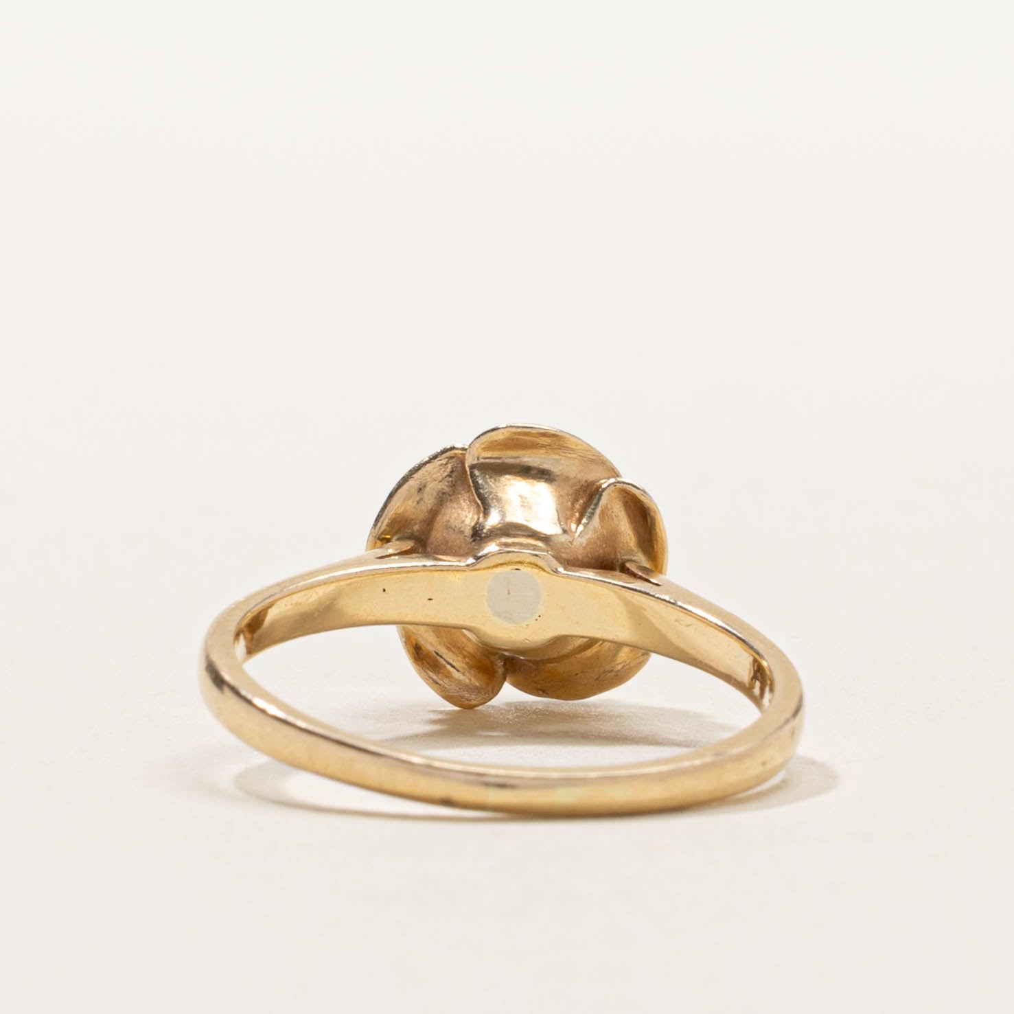 ‘Birks’ Diamond Rose Flower Ring | SZ 7.25