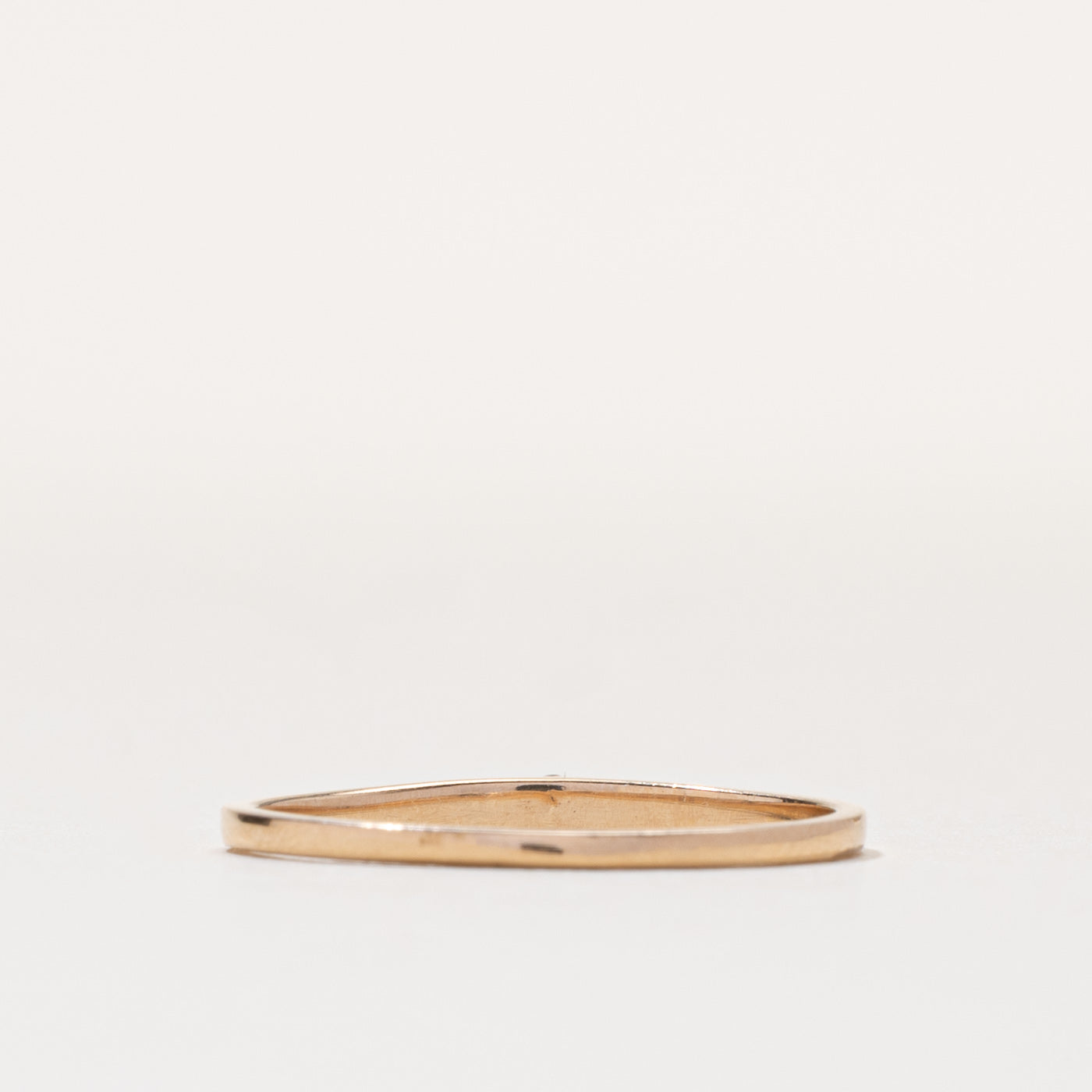 14k Seven Stone Diamond Thin Ring | 1.90mm | SZ 8.25