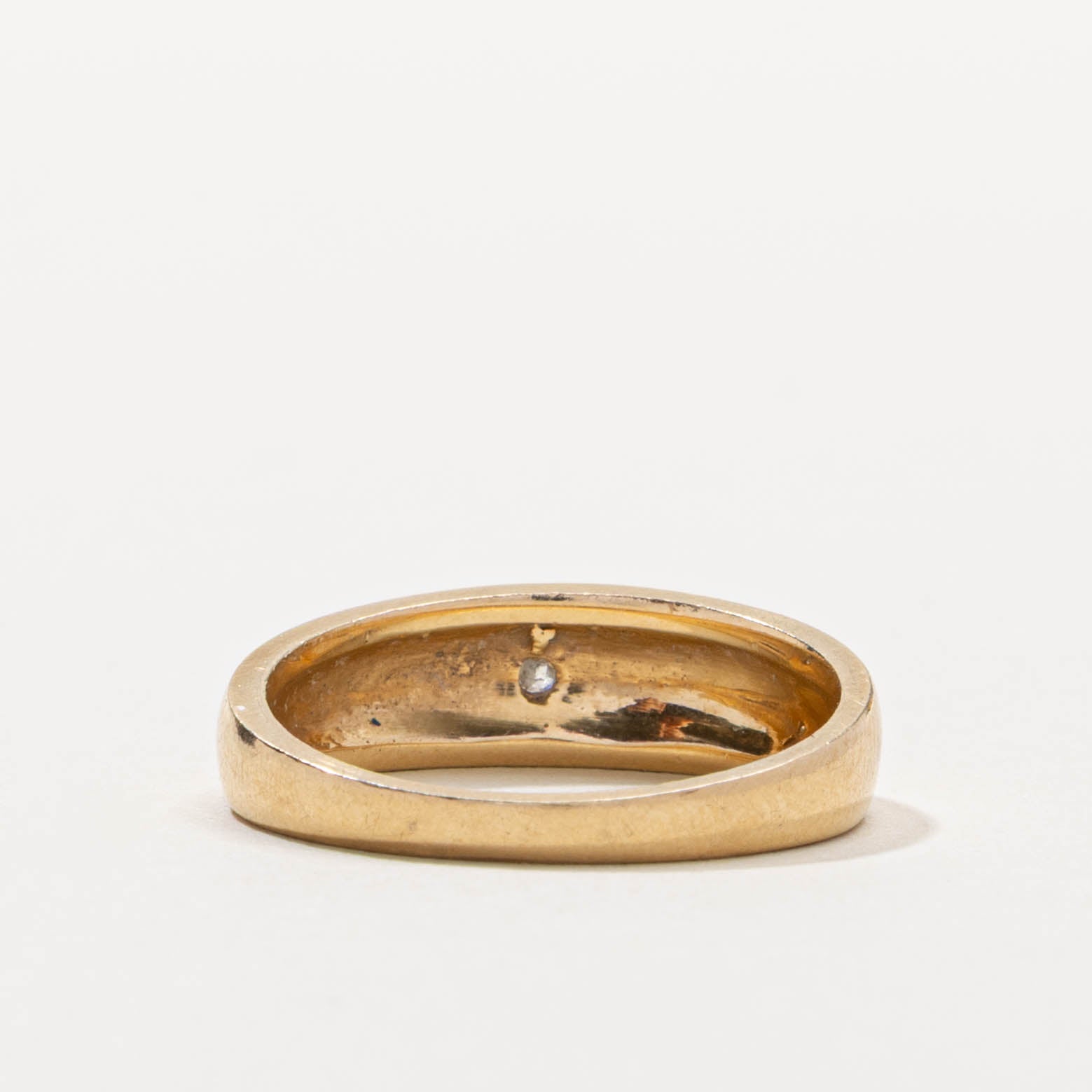 14k Star Set Diamond Band | SZ 7