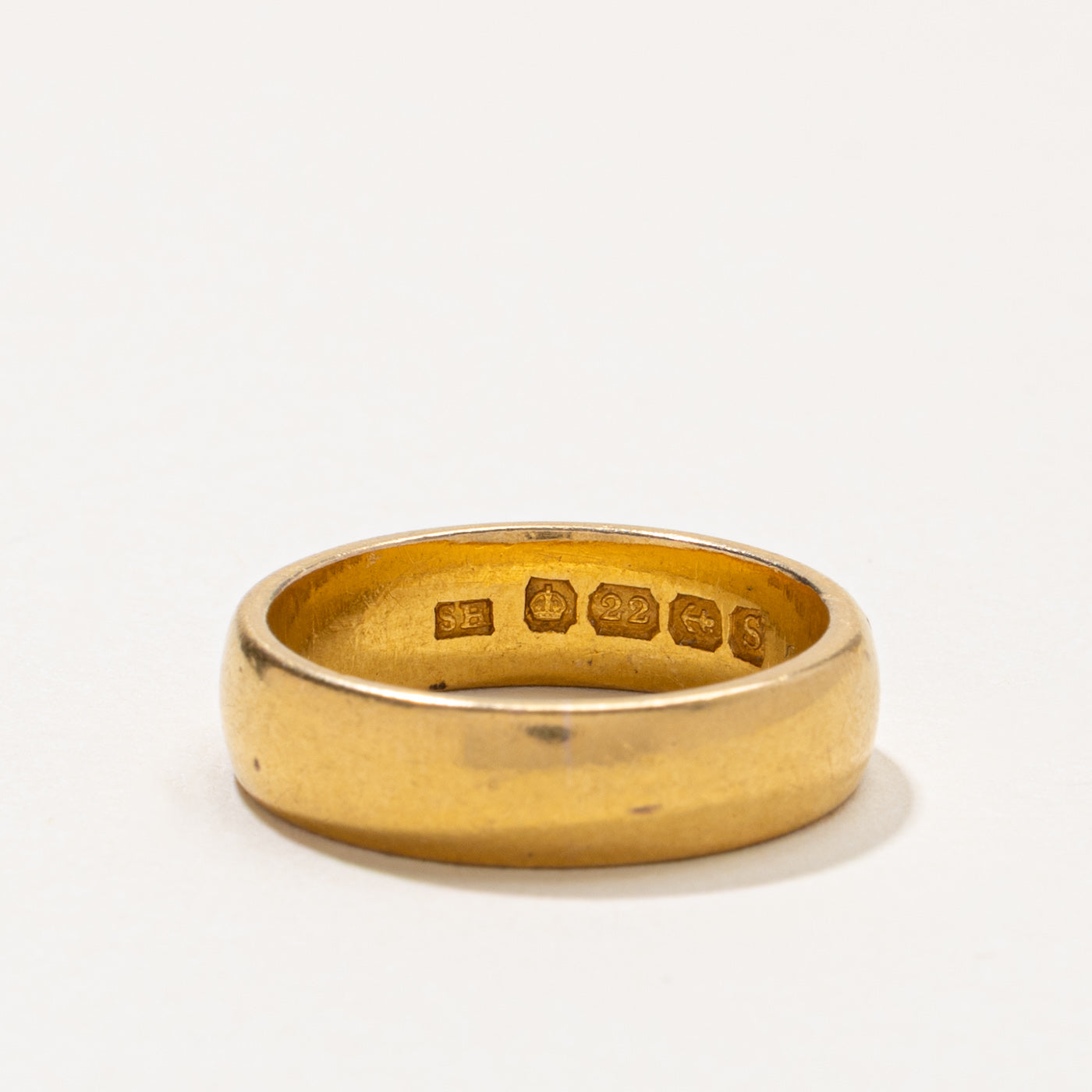 1917 Birmingham 22k Plain Band | 5.85mm | SZ 9