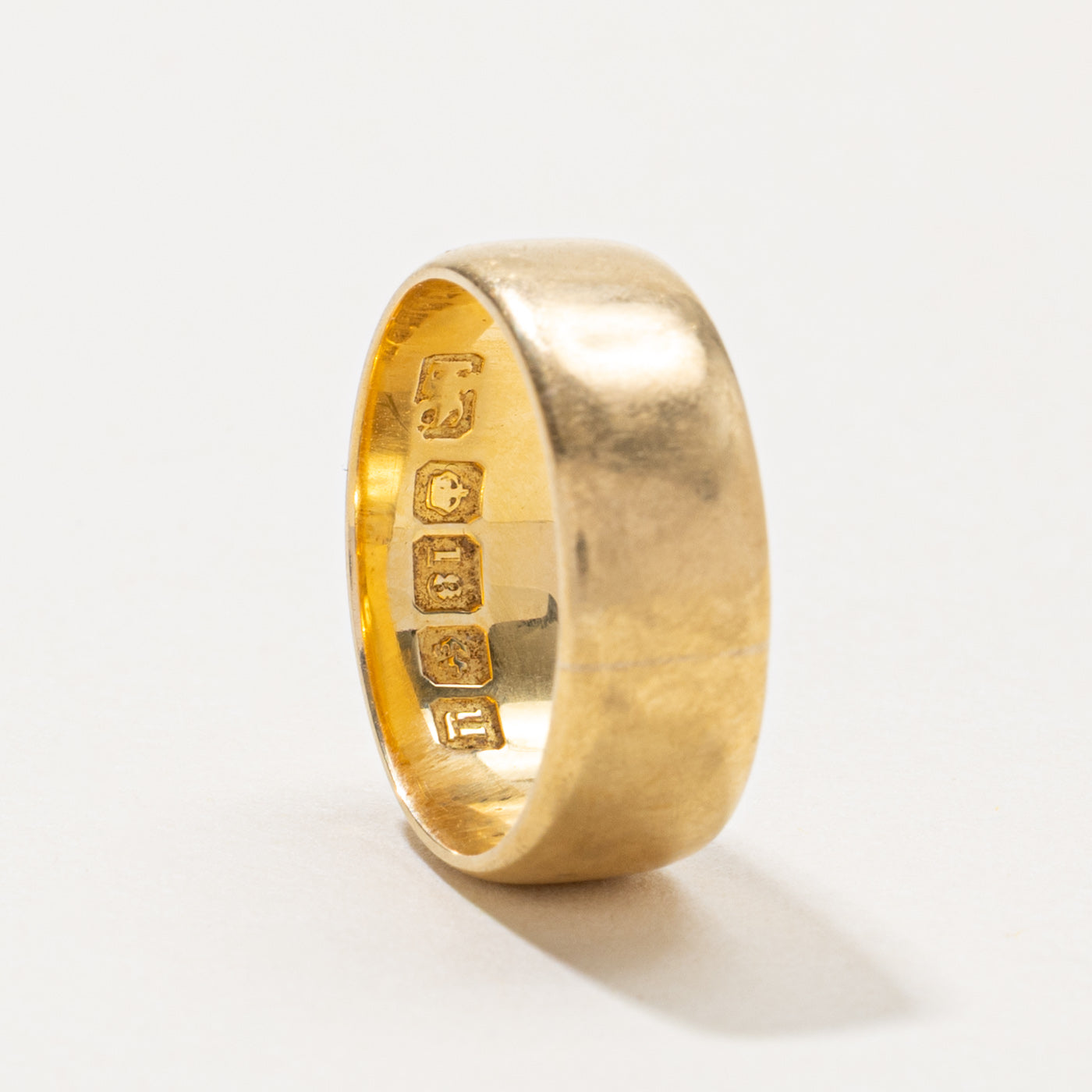 1919 Birmingham 18k Yellow Gold Band | 6.85mm | SZ 6